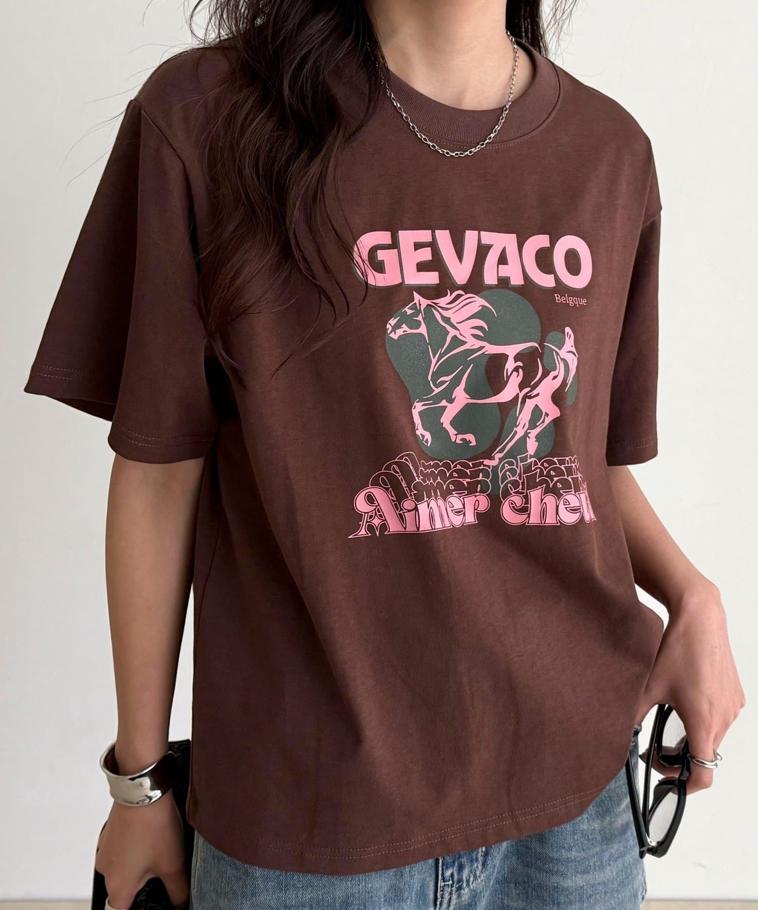 FREDY & GLOSTER(フレディ アンド グロスター) 【GEVACO】フロントプリントTシャツ