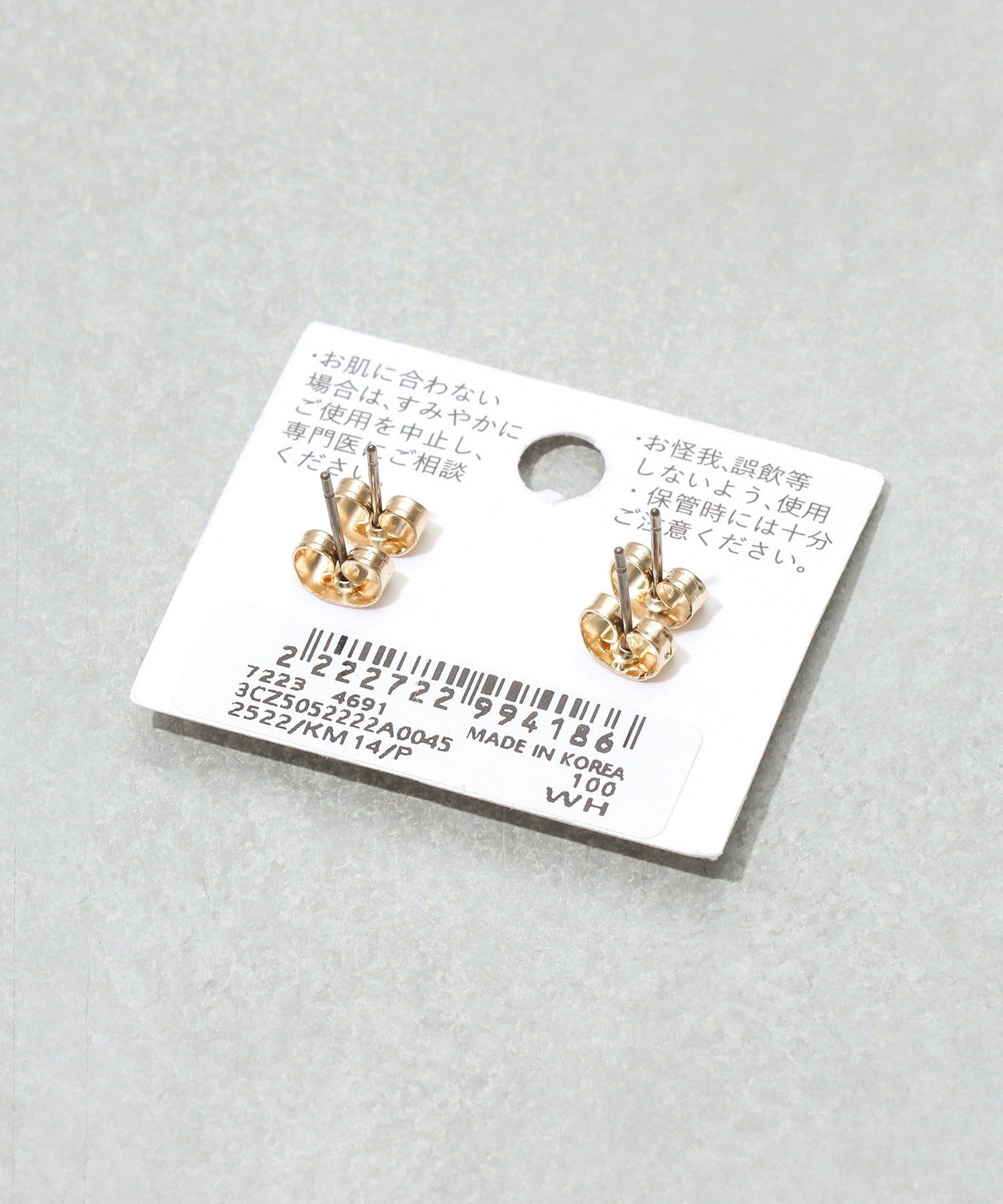 3COINS(スリーコインズ) おばけピアス4個セット