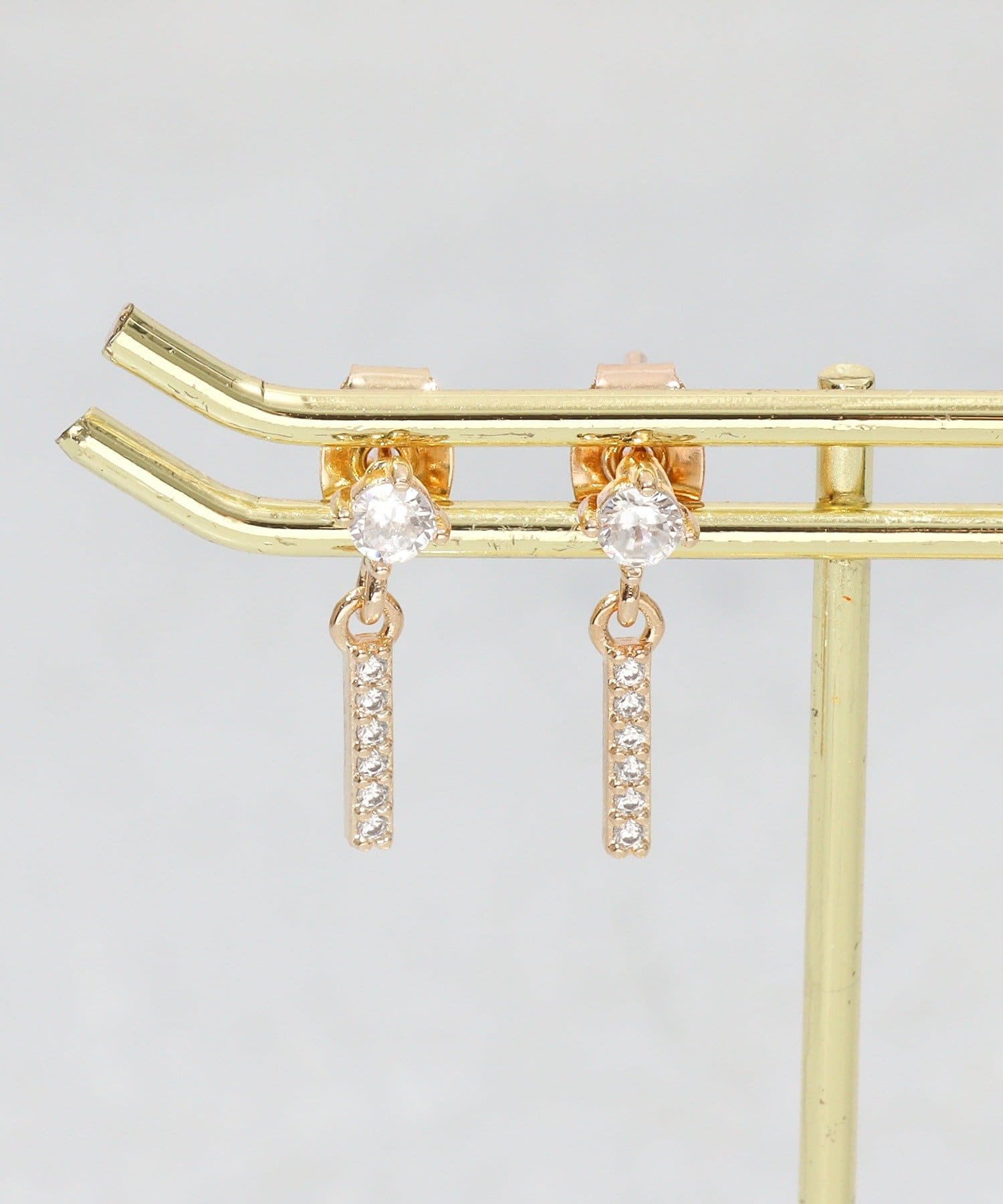 3COINS(スリーコインズ) キラキラバーピアス