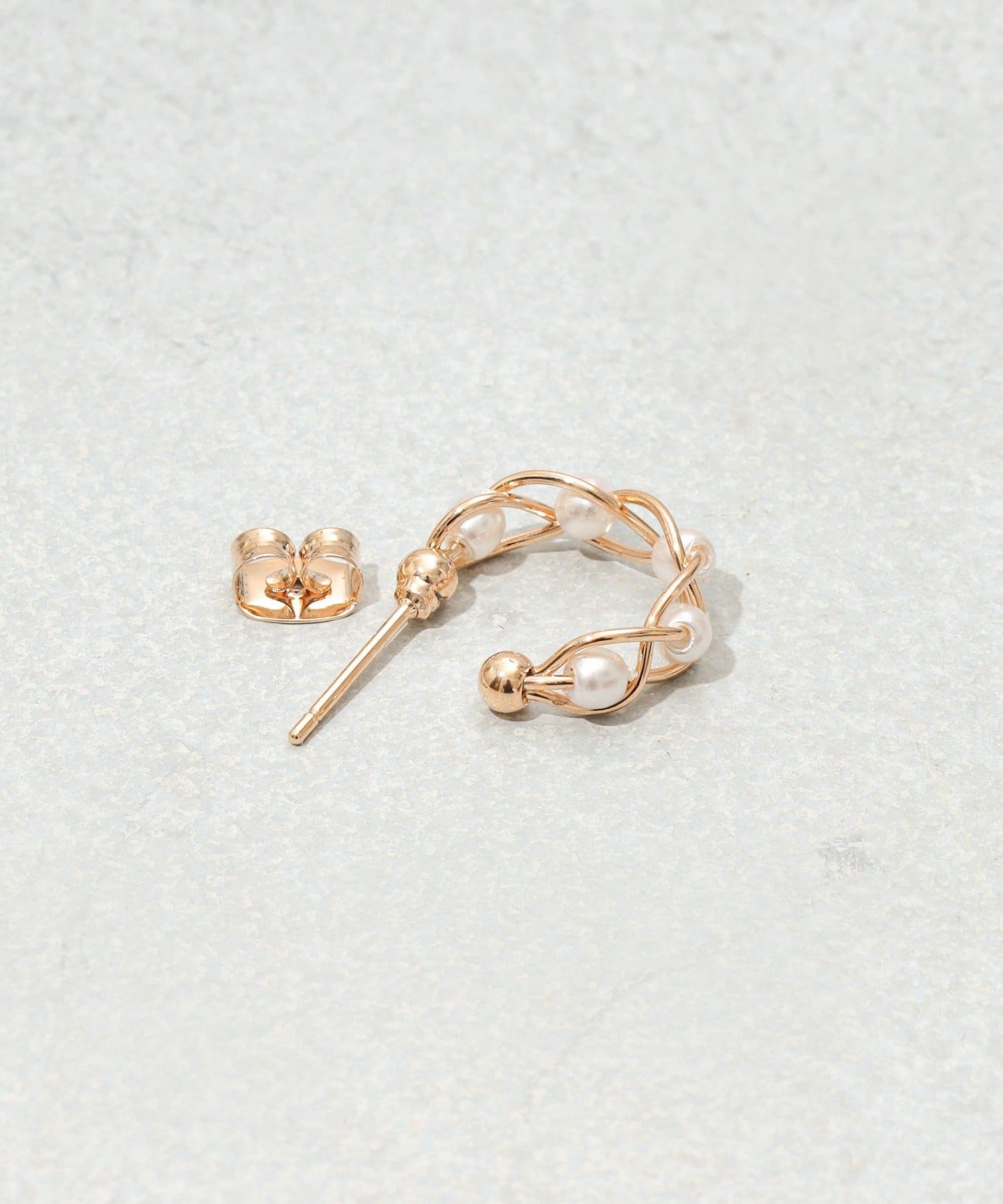 3COINS(スリーコインズ) アミパールピアス