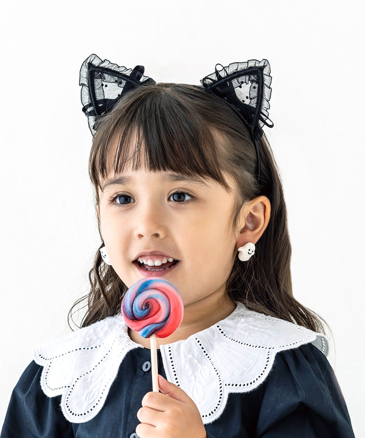 3COINS(スリーコインズ) ハロウィンモチーフ樹脂イヤリング／KIDS