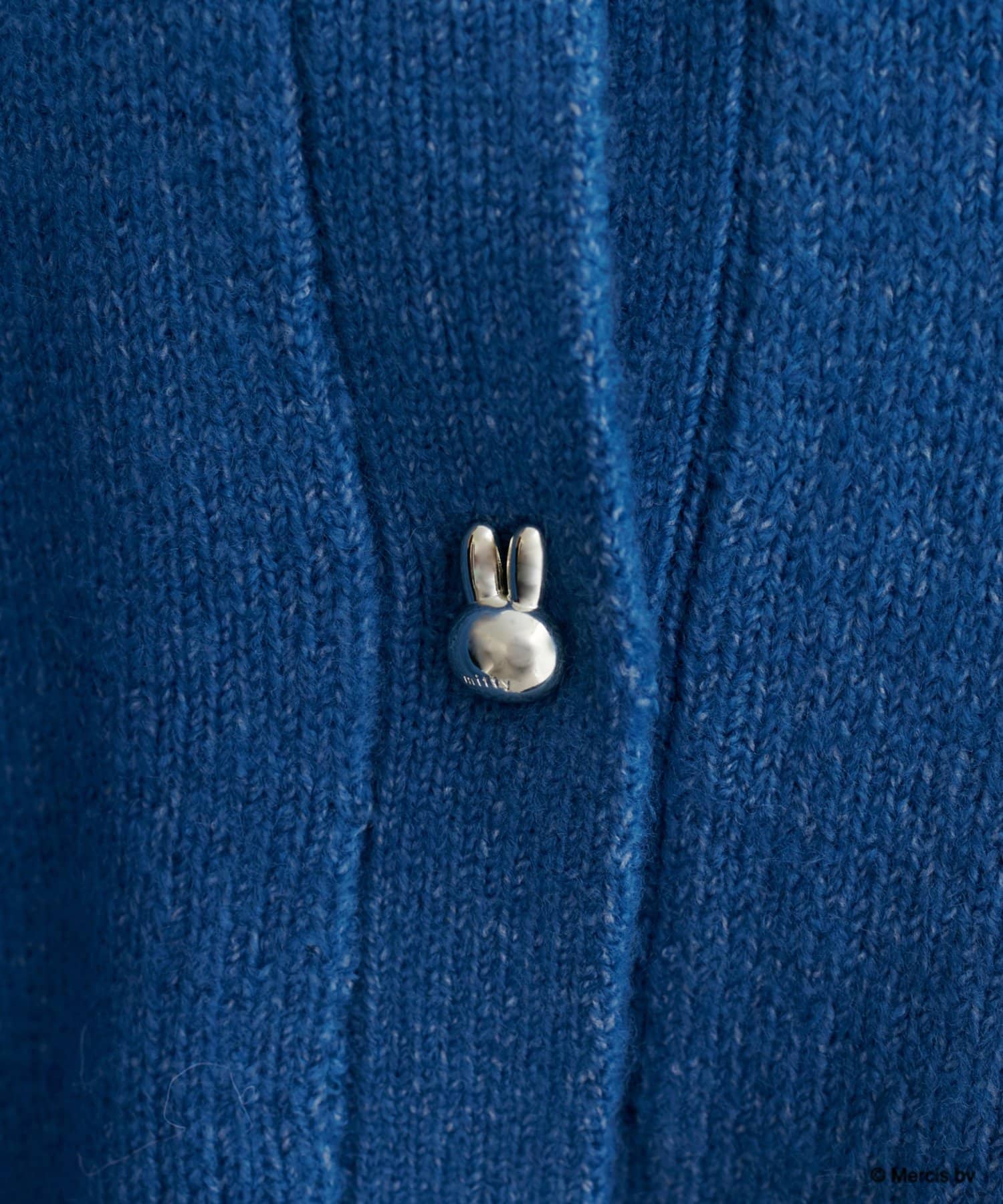 natural couture(ナチュラルクチュール) 【miffyコラボ】miffy釦ニットカーデ
