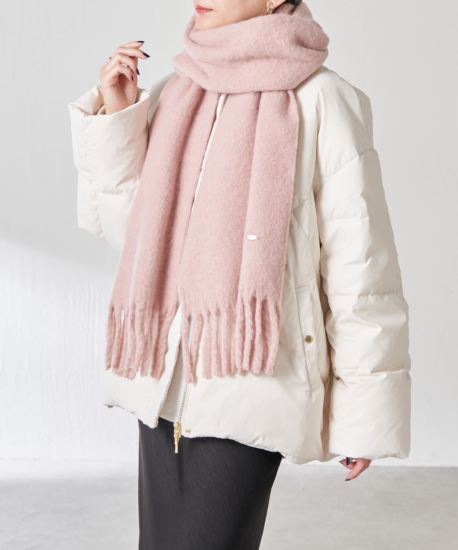 COLLAGE GALLARDAGALANTE(コラージュ ガリャルダガランテ) 【PAPILLONNER/パピヨネ】ブークレーマフラー