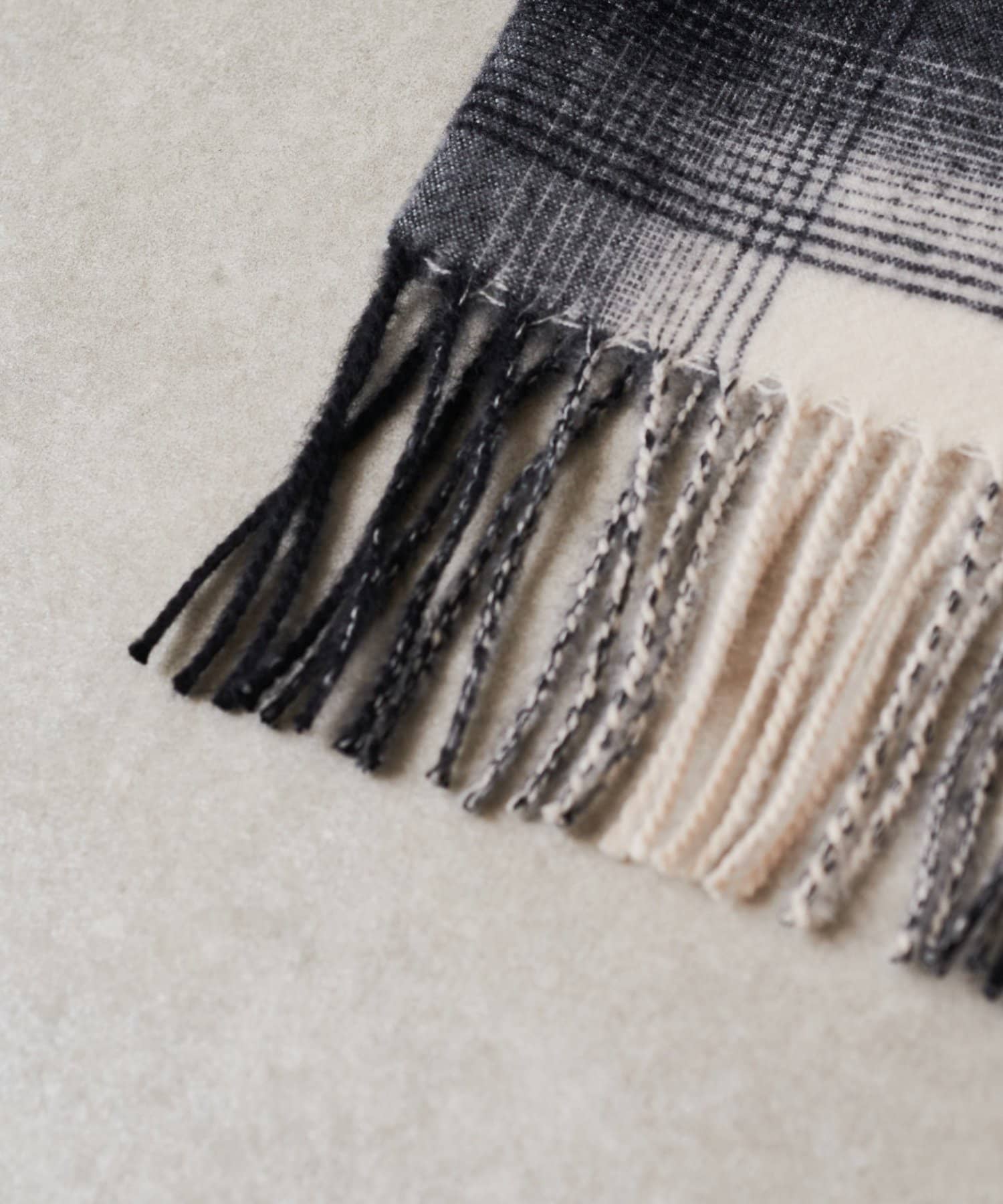 COLLAGE GALLARDAGALANTE(コラージュ ガリャルダガランテ) 【PAPILLONNER/パピヨネ】ストロボチェックストール