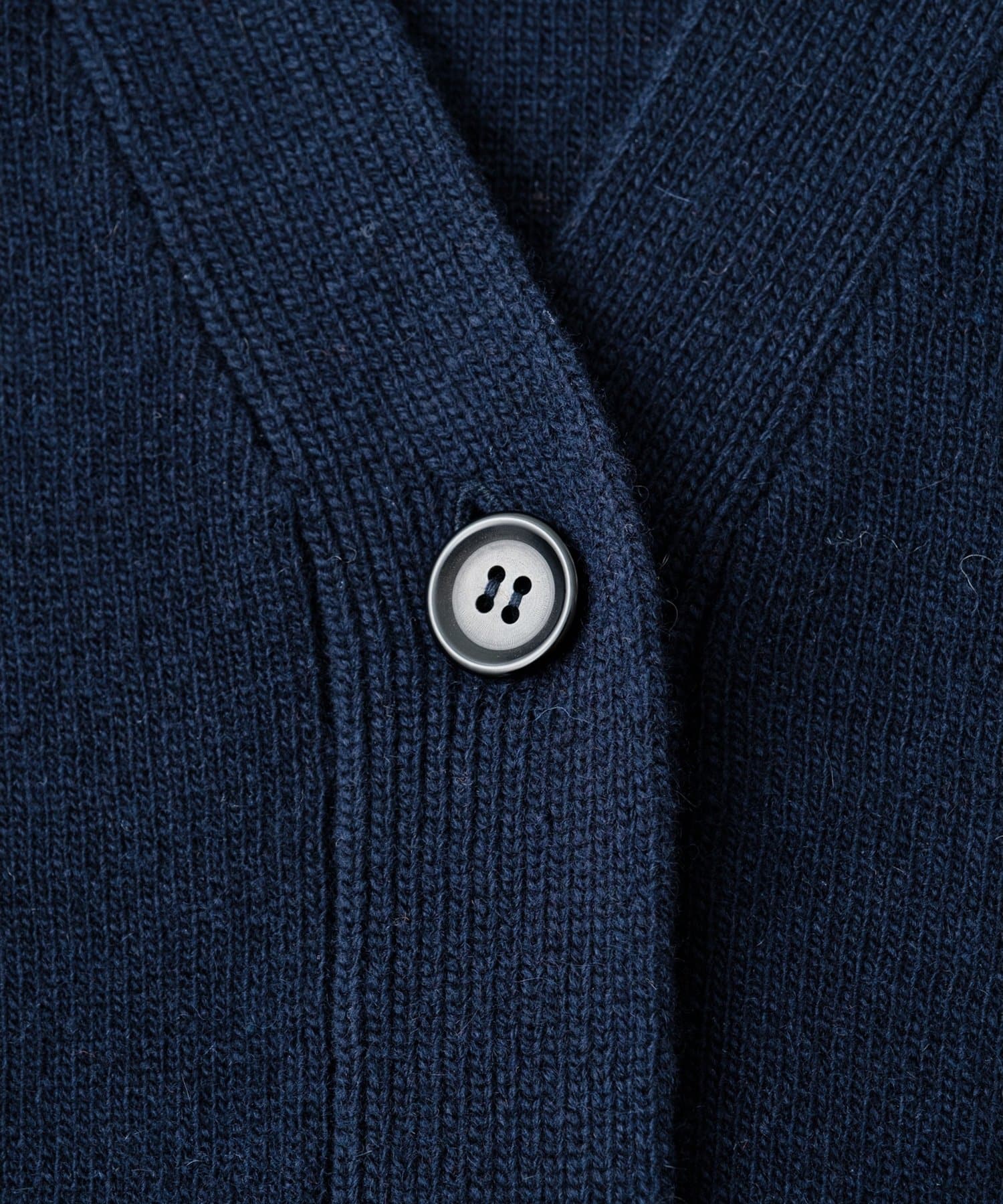 Whim Gazette(ウィム ガゼット) 【Drawing Numbers】接結ルーズVネックカーディガン