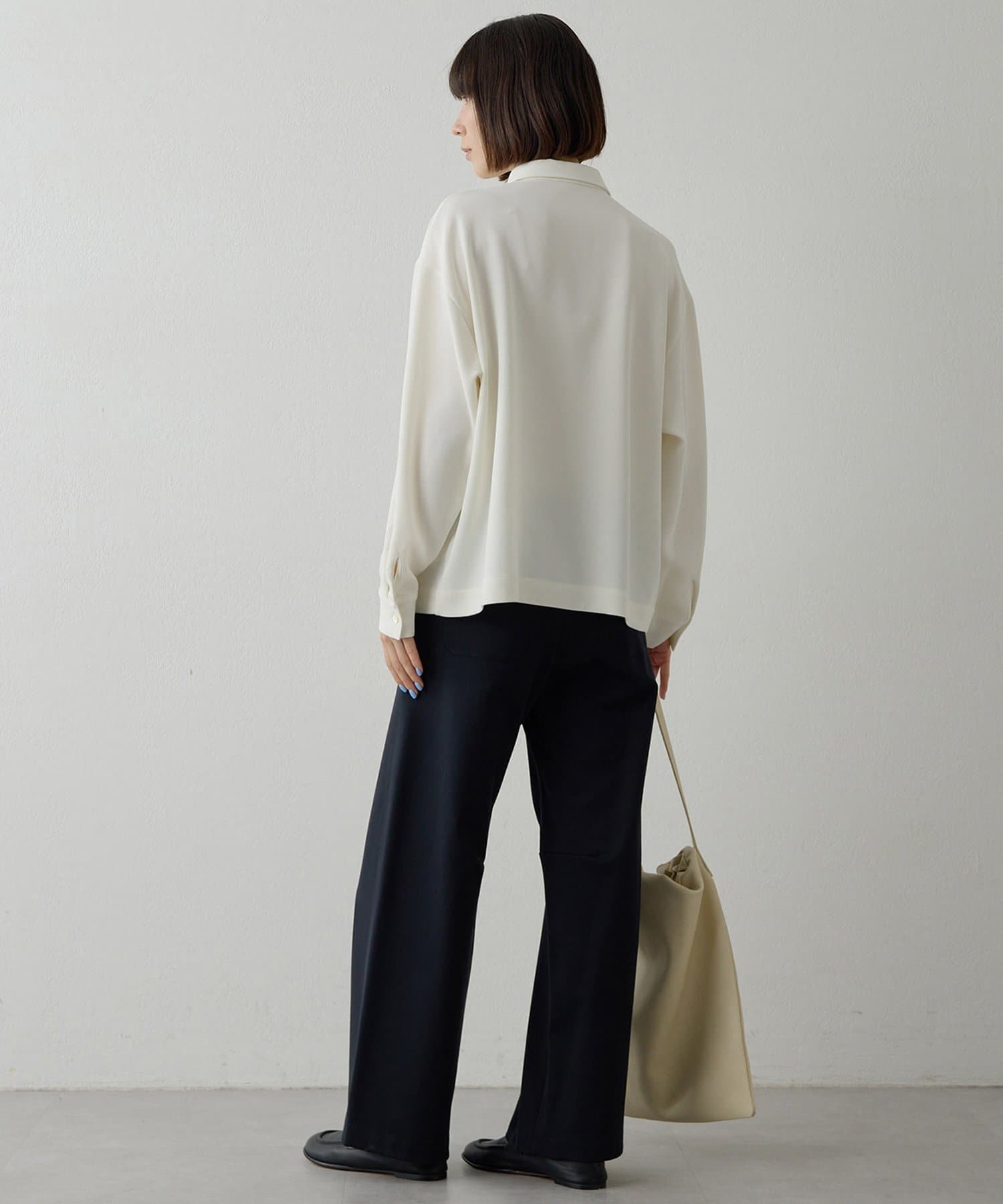 Whim Gazette(ウィム ガゼット) ポンチ裏起毛バレルパンツ