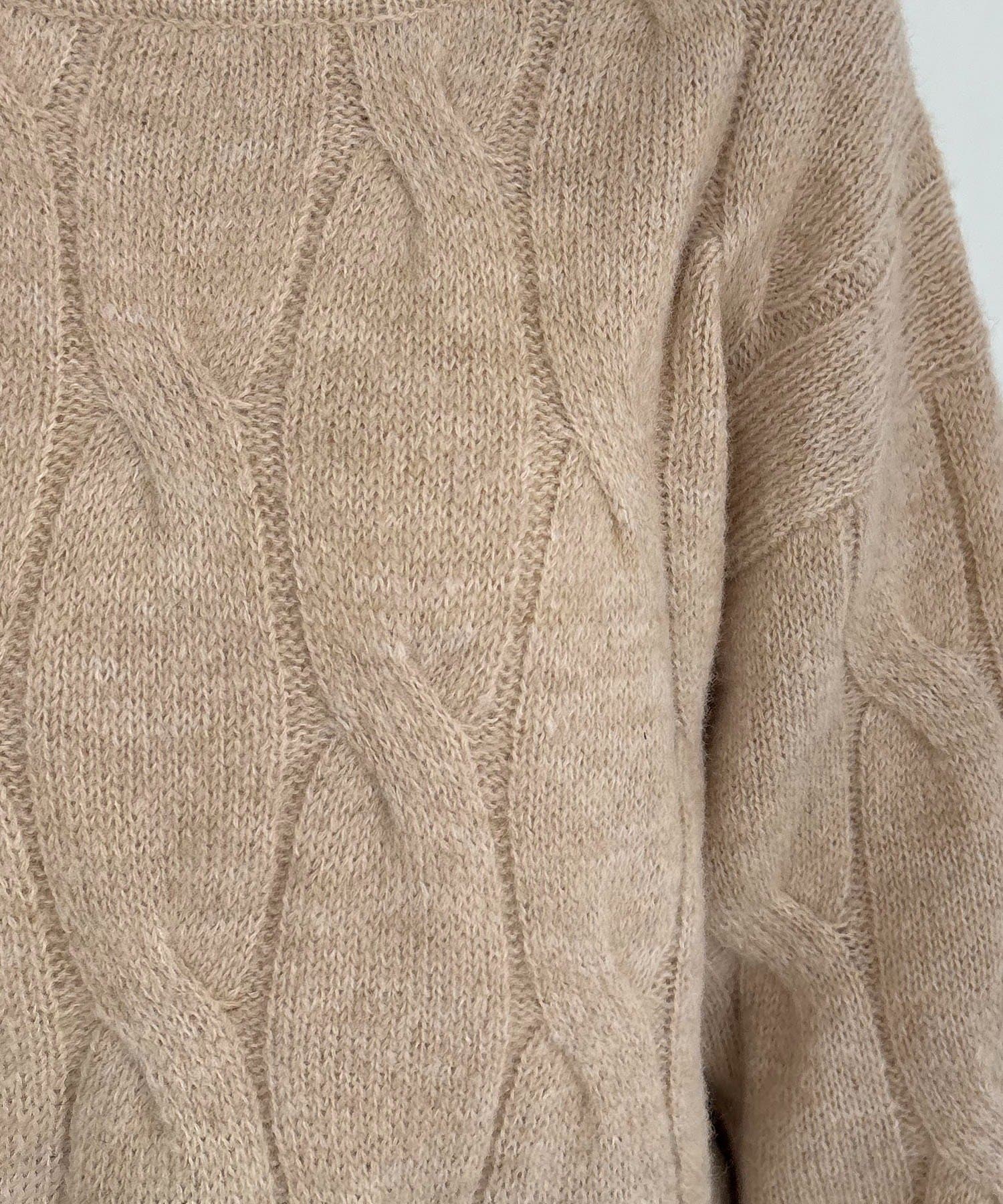 CAPRICIEUX LE'MAGE(カプリシュレマージュ) ケーブルキャンディニット