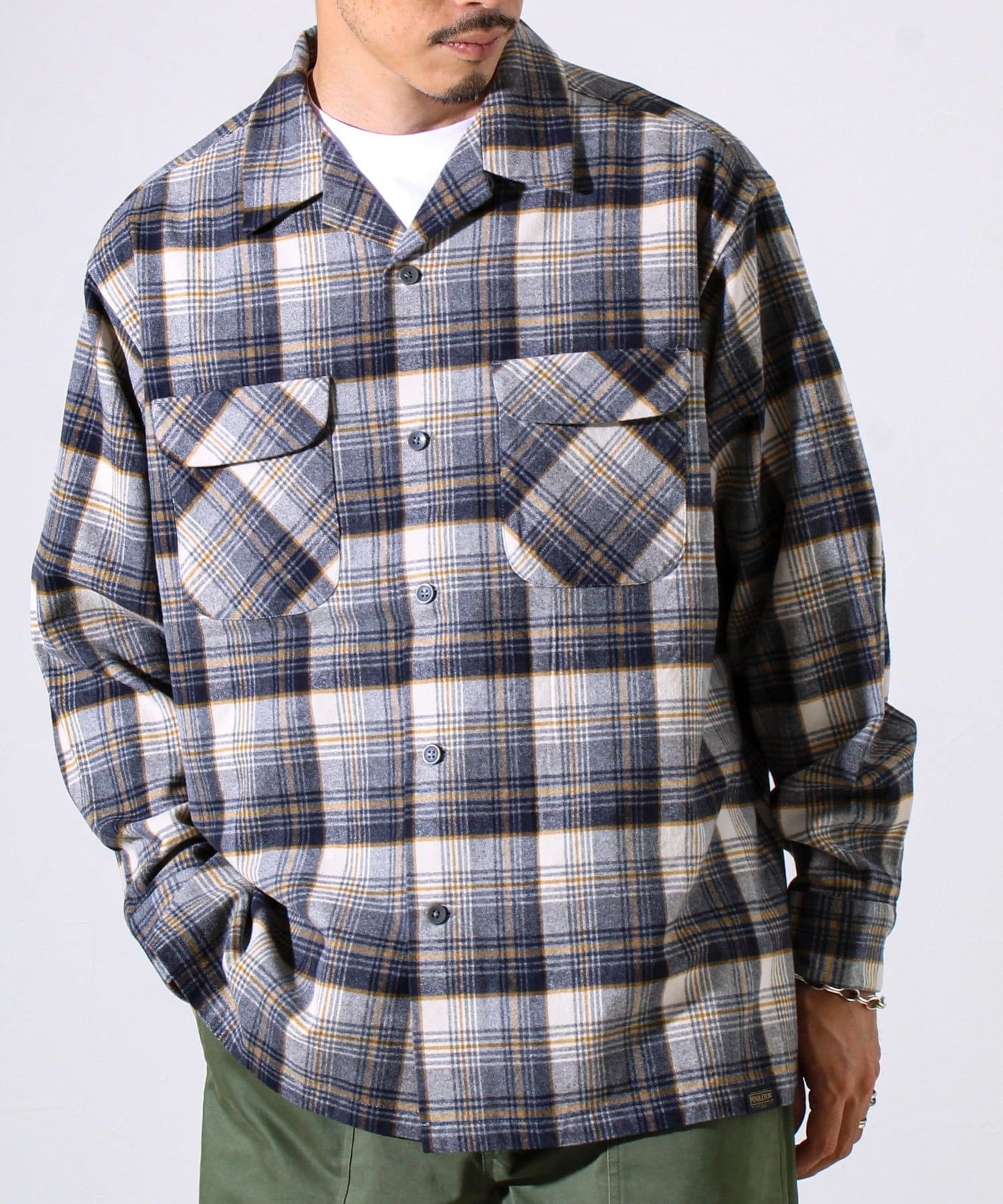 FREDY & GLOSTER(フレディ アンド グロスター) 【PENDLETON】Open Collar Shirt オープンカラーシャツ