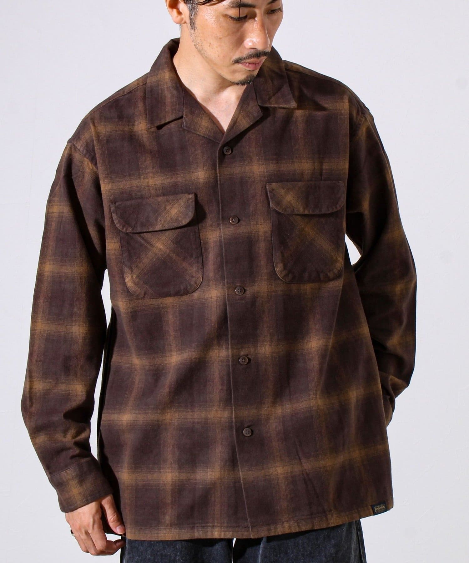 FREDY & GLOSTER(フレディ アンド グロスター) 【PENDLETON】Open Collar Shirt オープンカラーシャツ