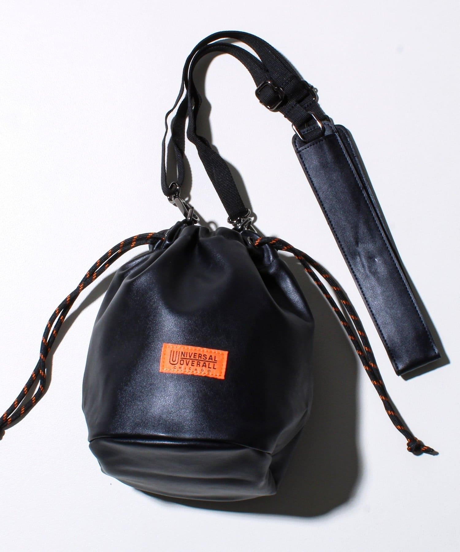 FREDY & GLOSTER(フレディ アンド グロスター) 【UNIVERSAL OVERALL】ECO レザー巾着 ショルダーバッグ