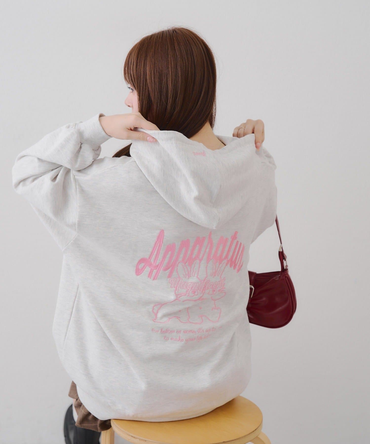 NICE CLAUP / OLIVE des OLIVE OUTLET(ナイスクラップ  / オリーブ デ オリーブ アウトレット) じゃれあいウサギスウェット