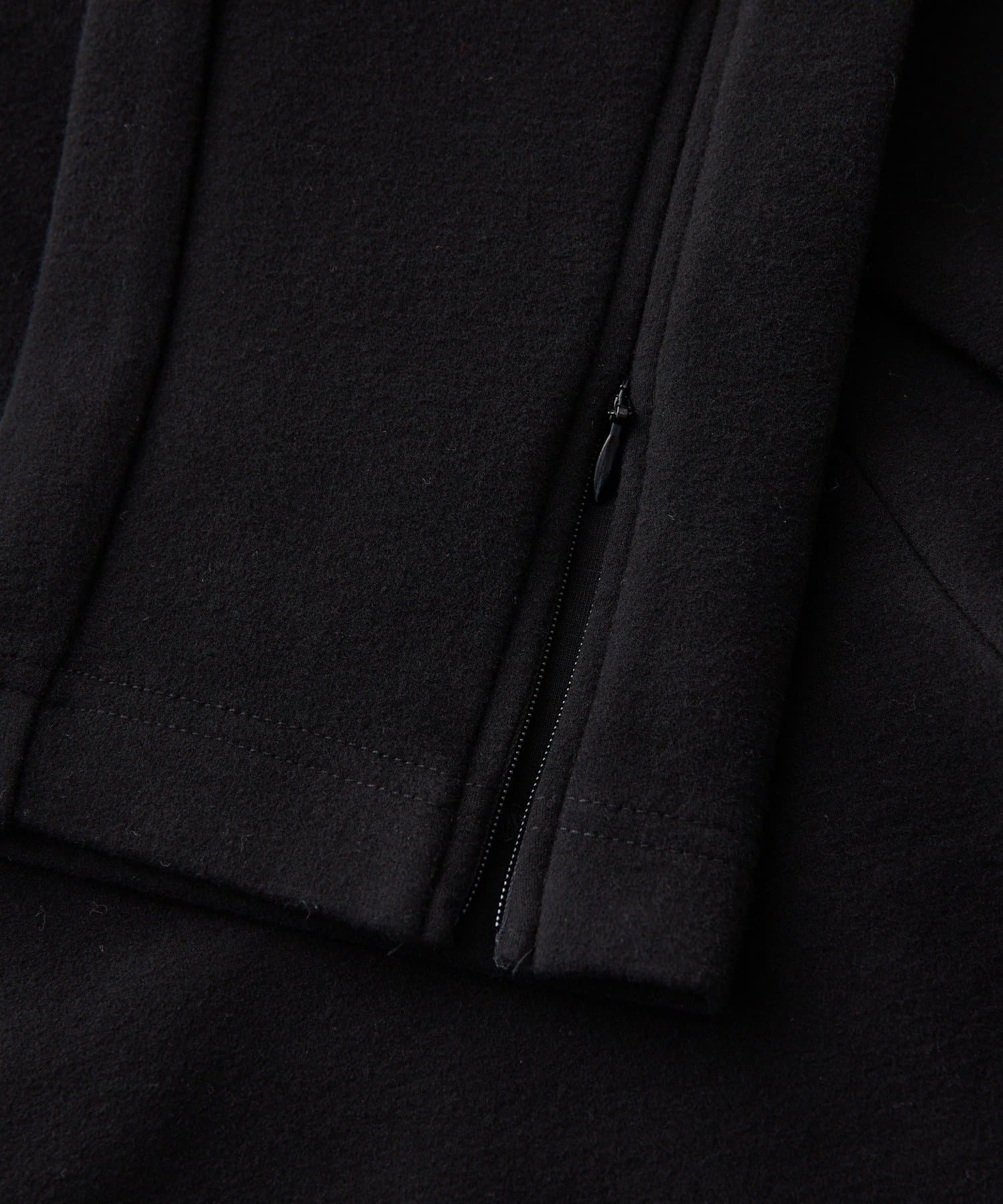 un dix cors(アンディコール) 《美シルエット》裾ファスナー起毛スキニーパンツ