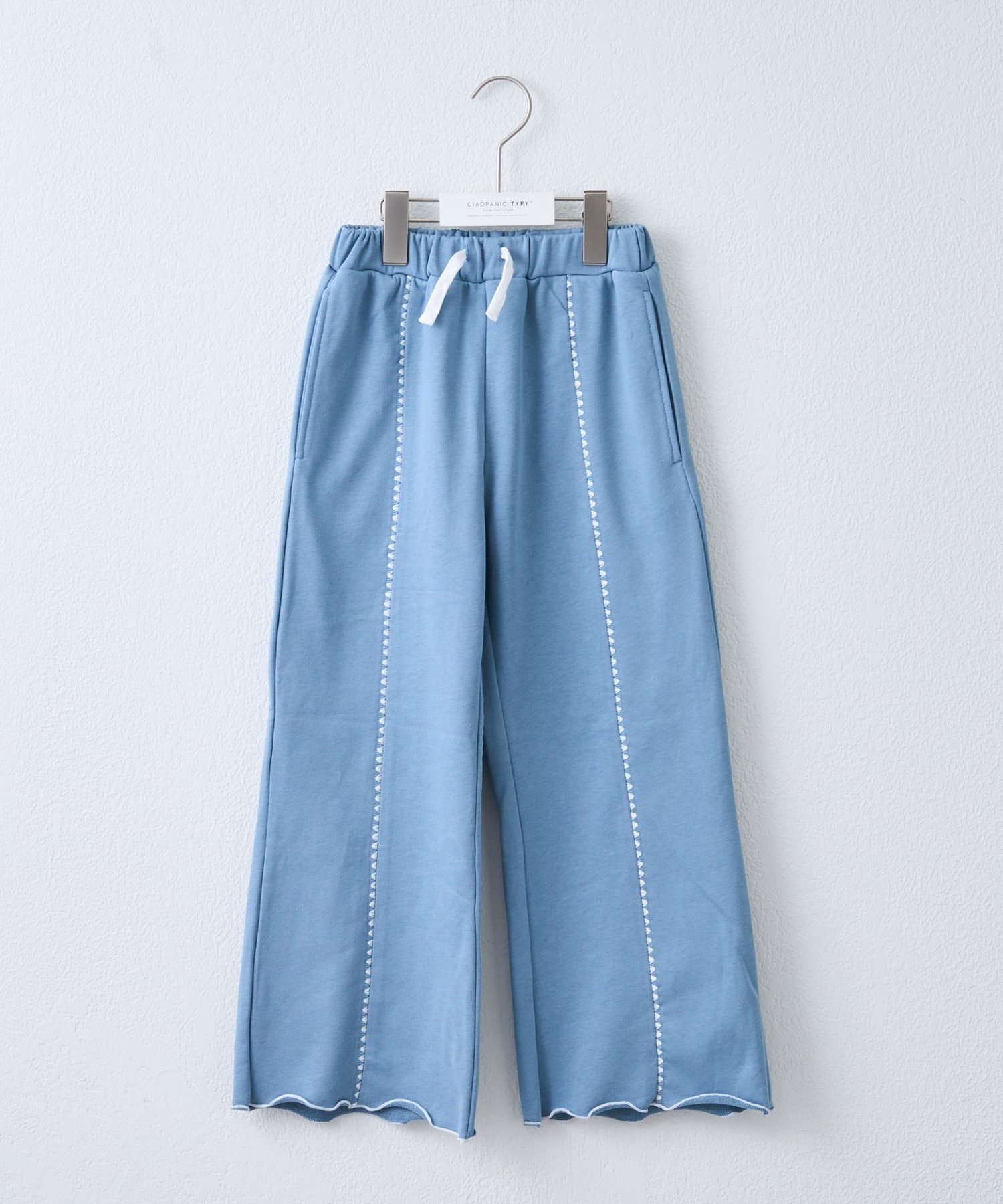 CIAOPANIC TYPY(チャオパニックティピー) 【WEB限定】【KIDS】配色ハマグリステッチ微フレアパンツ