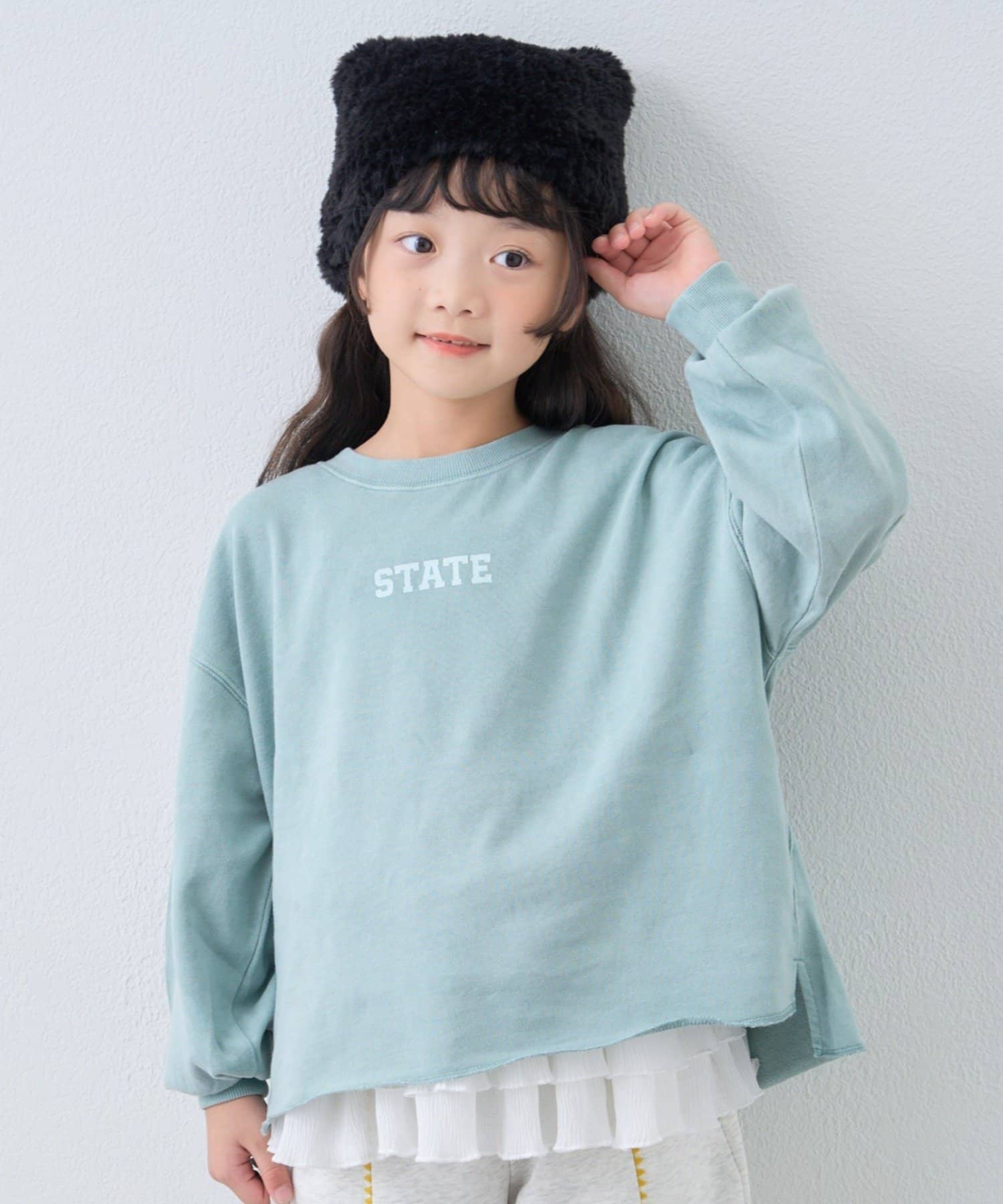 CIAOPANIC TYPY(チャオパニックティピー) 【WEB限定】【KIDS】ピグメント加工ロゴポイントスウェット
