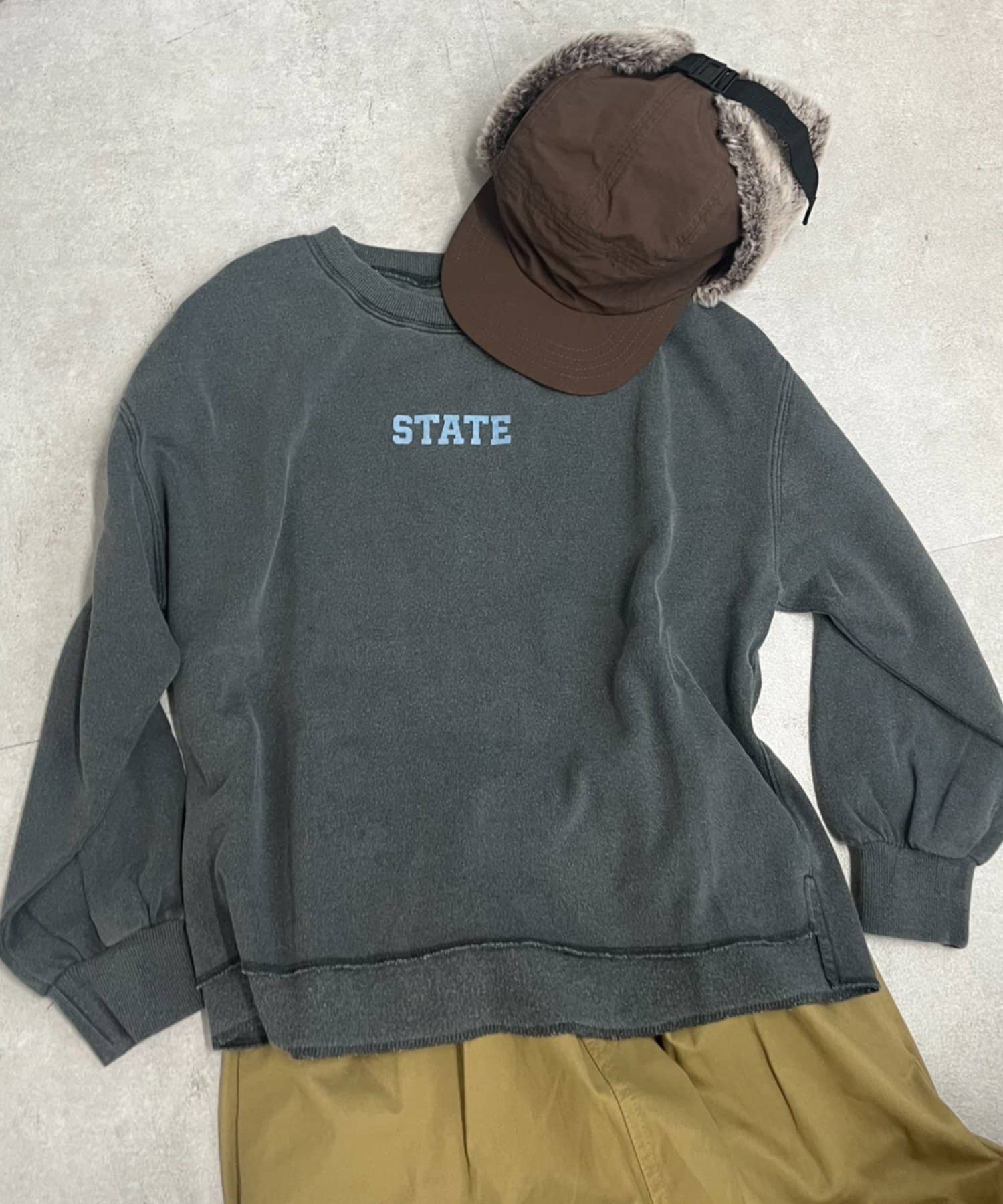 CIAOPANIC TYPY(チャオパニックティピー) 【WEB限定】【KIDS】ピグメント加工ロゴポイントスウェット