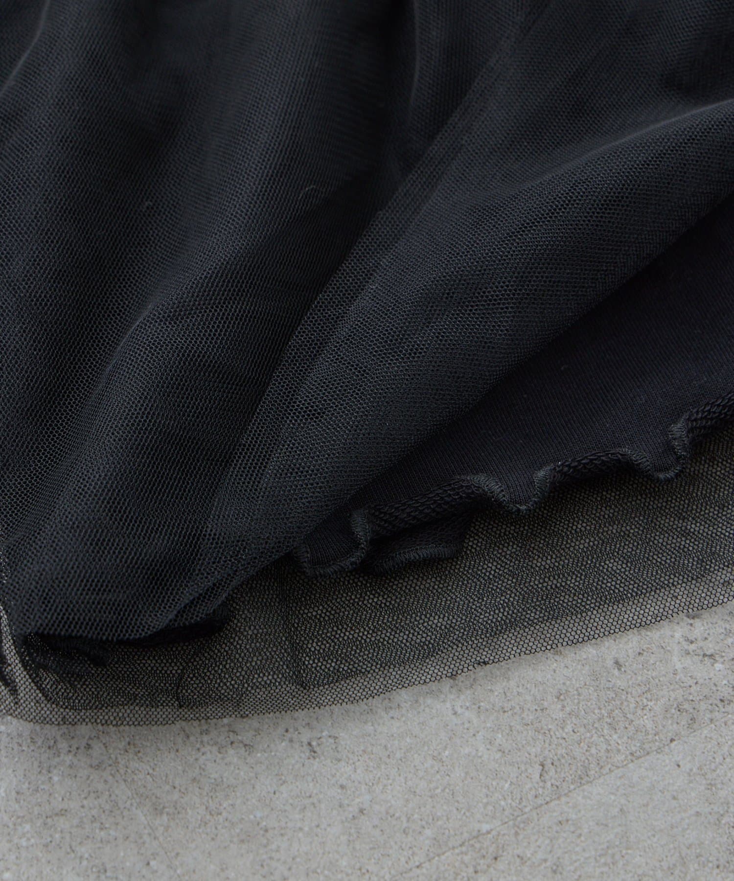 CIAOPANIC TYPY(チャオパニックティピー) 【WEB限定】《KIDS》気温対応シャーリングチュールミニ裏毛カーデ