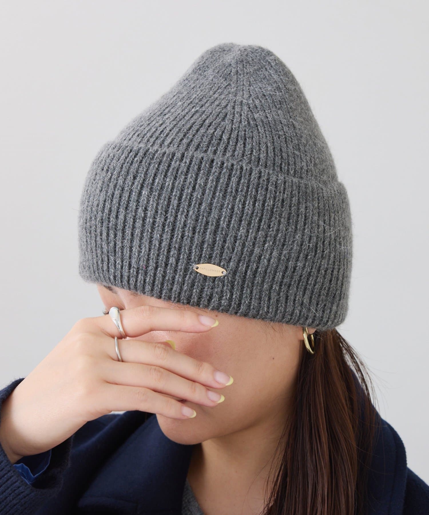 COLLAGE GALLARDAGALANTE(コラージュ ガリャルダガランテ) 【PAPILLONNER/パピヨネ】フカオリニット帽