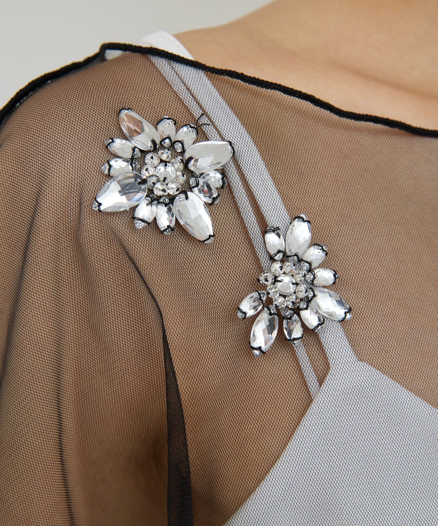 GALLARDAGALANTE(ガリャルダガランテ) 【25th記念アイテム】ビジューチュールプルオーバー