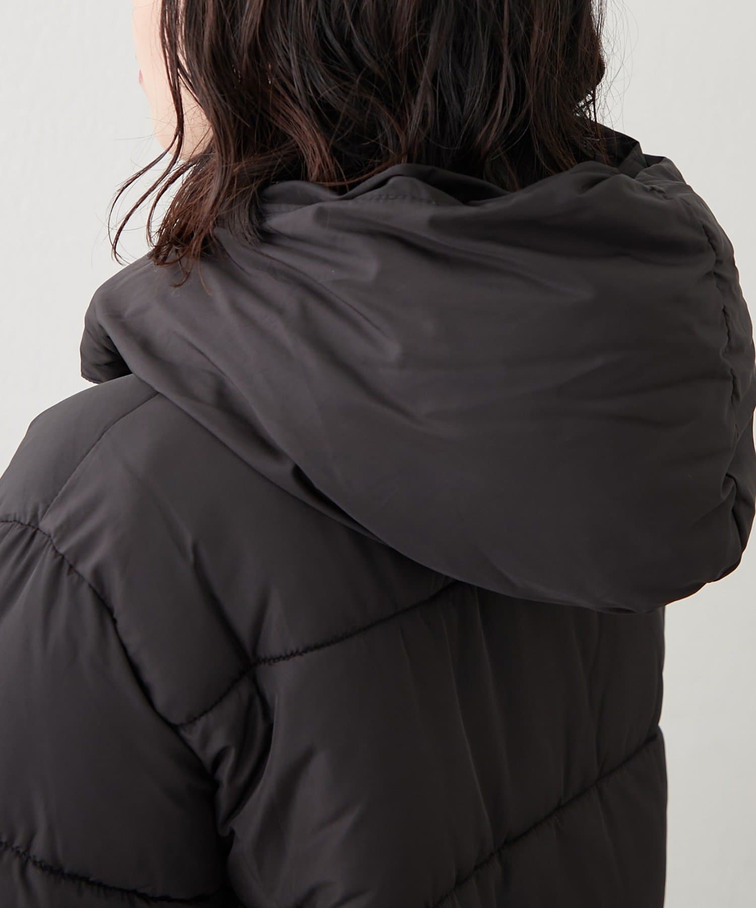 NICE CLAUP / OLIVE des OLIVE OUTLET(ナイスクラップ  / オリーブ デ オリーブ アウトレット) プチプラseries♡【RMAF】フード付き２WAY中綿ジャケット