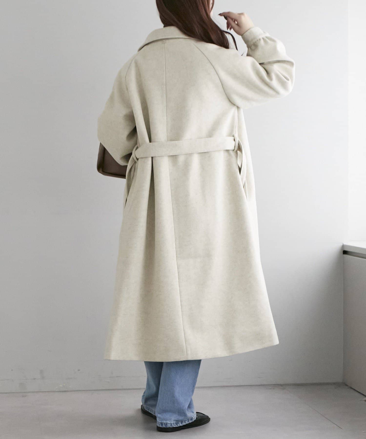 NICE CLAUP / OLIVE des OLIVE OUTLET(ナイスクラップ  / オリーブ デ オリーブ アウトレット) プチプラseries♡【RMAF】ケープ取り外しシングルコート