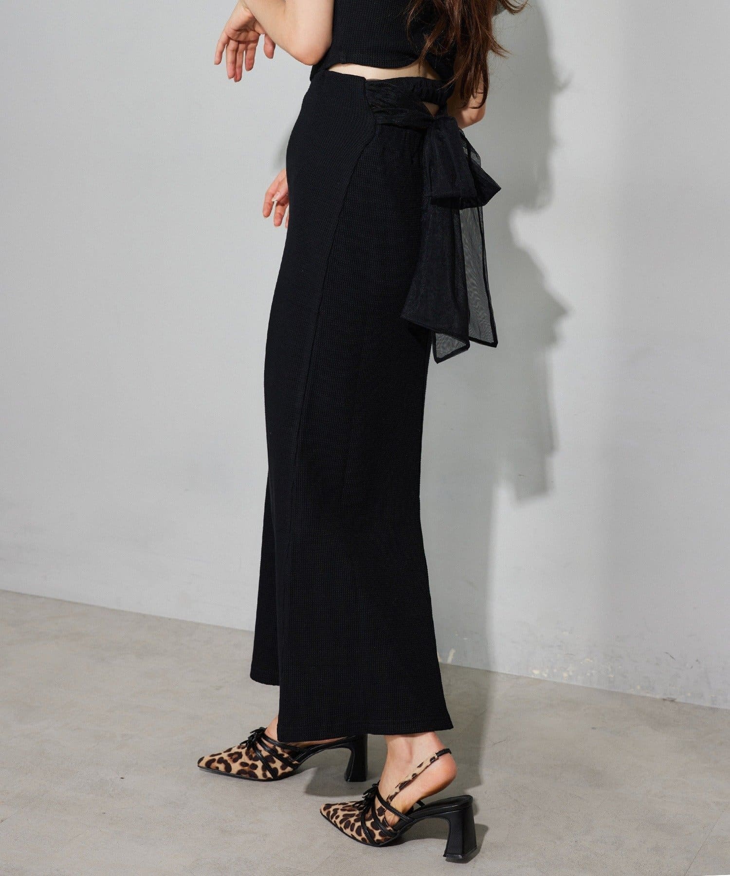 NICE CLAUP / OLIVE des OLIVE OUTLET(ナイスクラップ  / オリーブ デ オリーブ アウトレット) 【seemi】ワッフルスカート