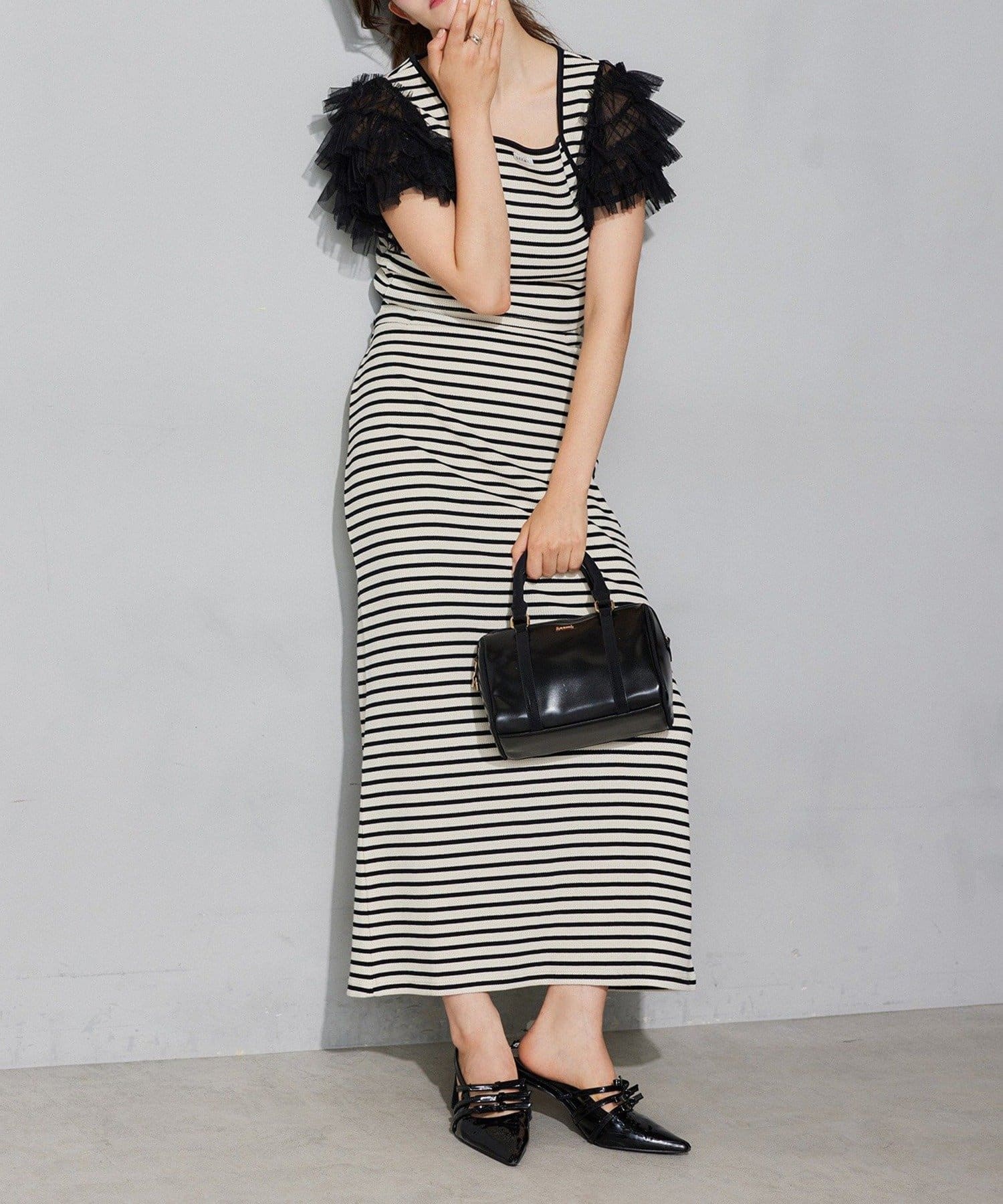 NICE CLAUP / OLIVE des OLIVE OUTLET(ナイスクラップ  / オリーブ デ オリーブ アウトレット) 【seemi】ワッフルトップス