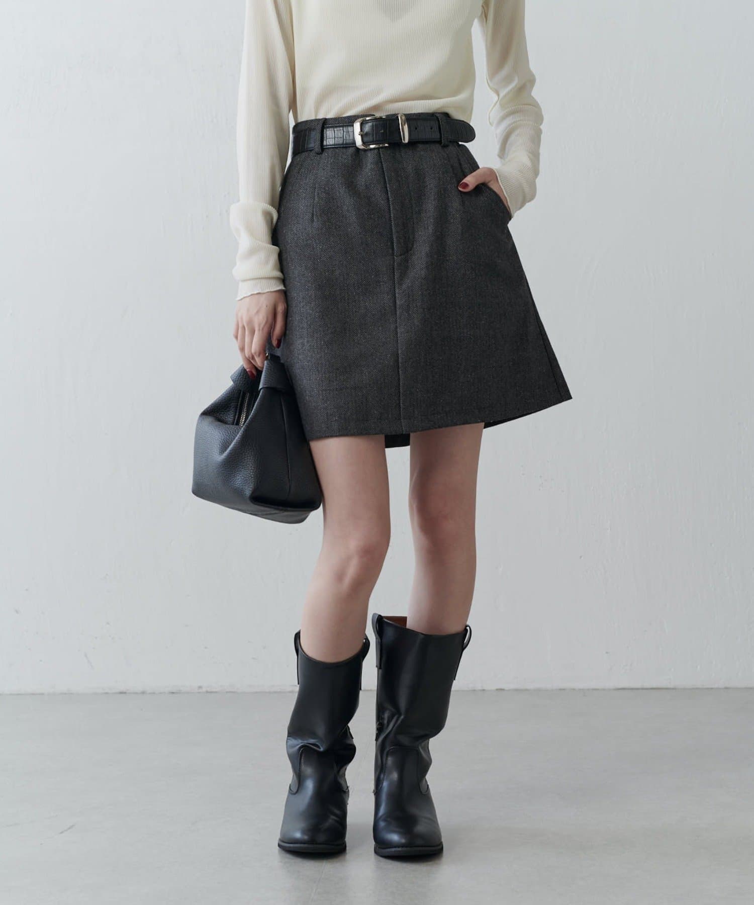 ヘリンボーンミニスカート | Lui's(ルイス)レディース | PAL