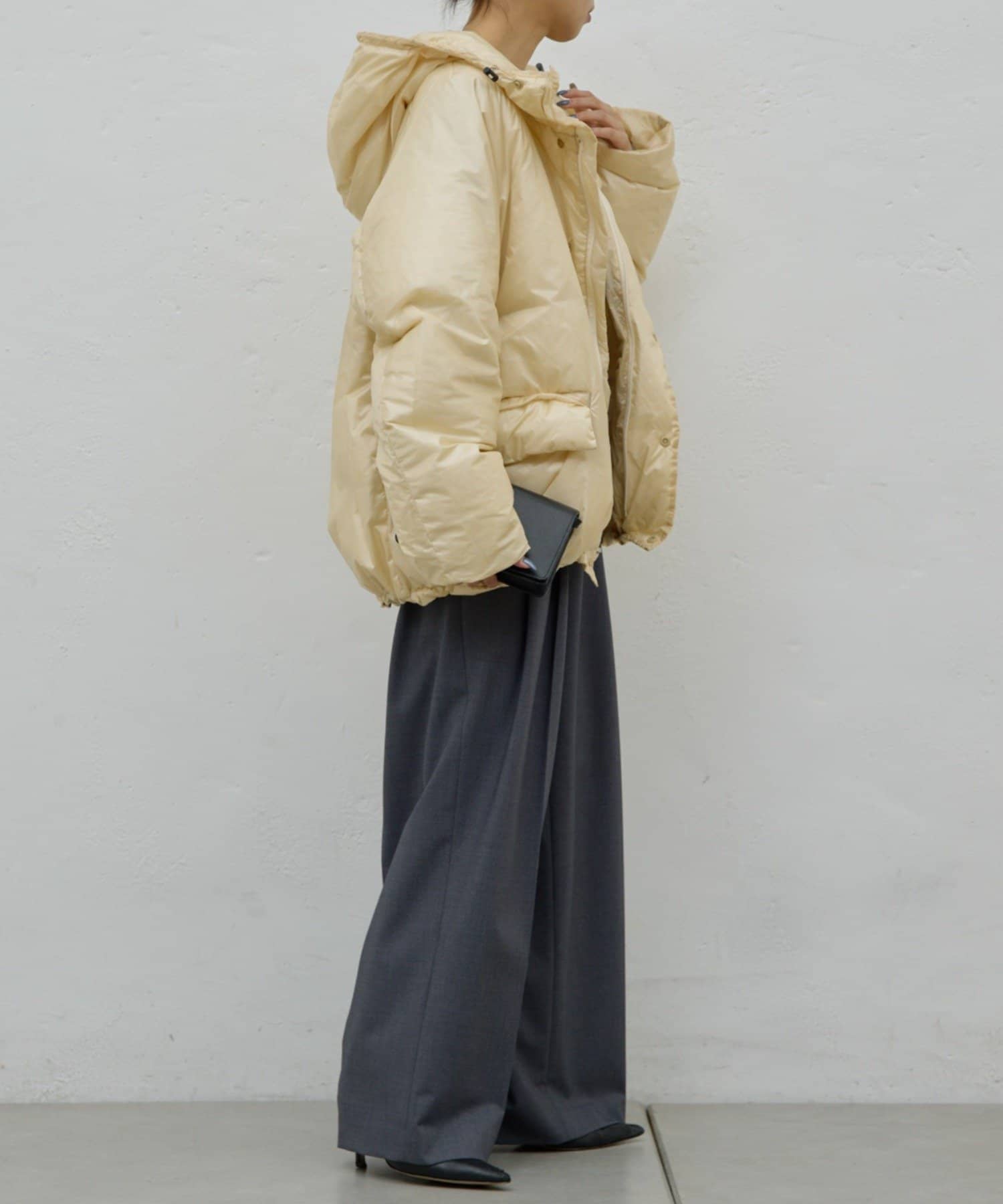 GALLARDAGALANTE(ガリャルダガランテ) 【REMI RELIEF】【撥水性素材】超軽量ナイロンダウンジャケット／別注