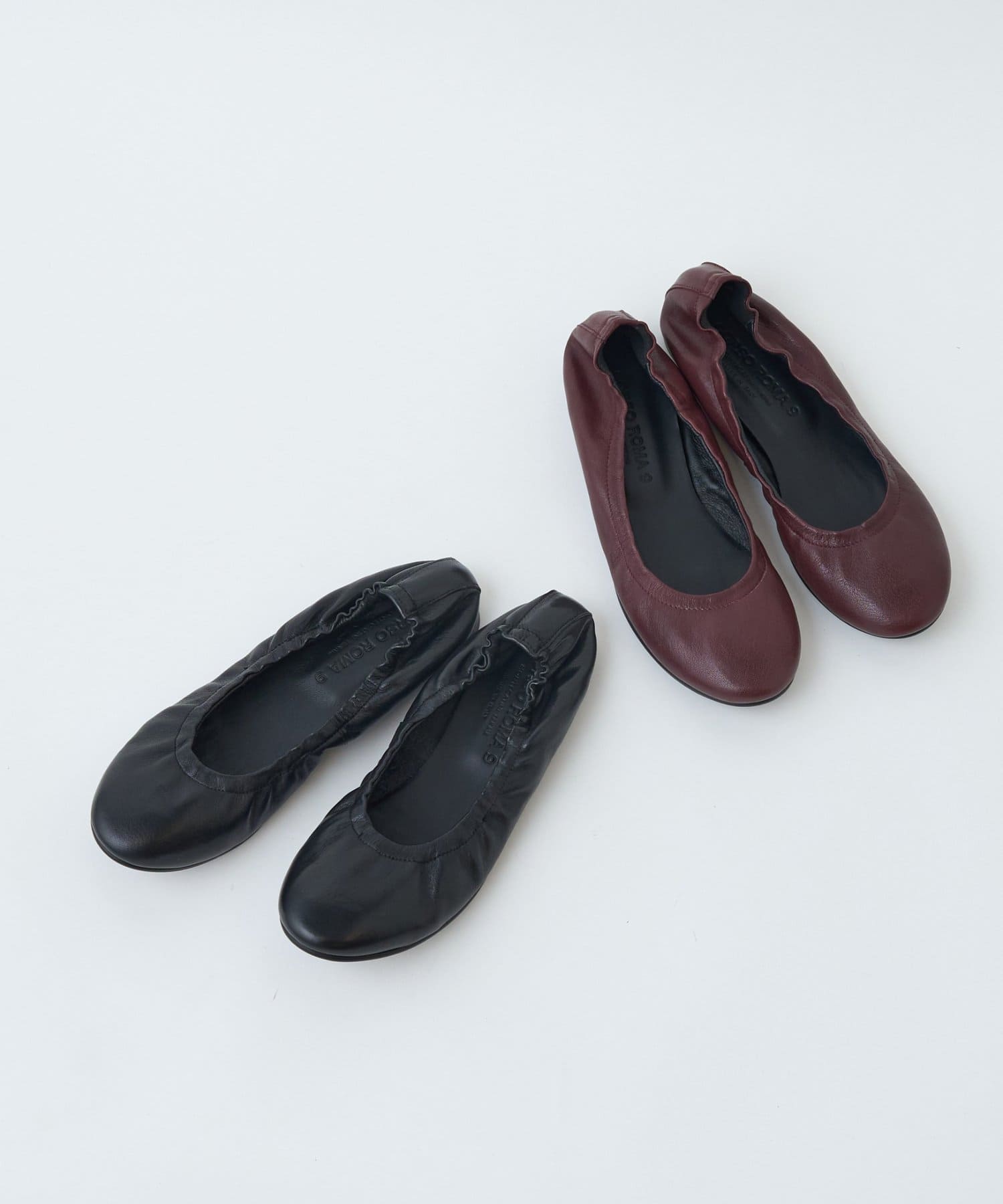 BEARDSLEY(ビアズリー) 《CORSO ROMA 9》レザーフラットシューズ