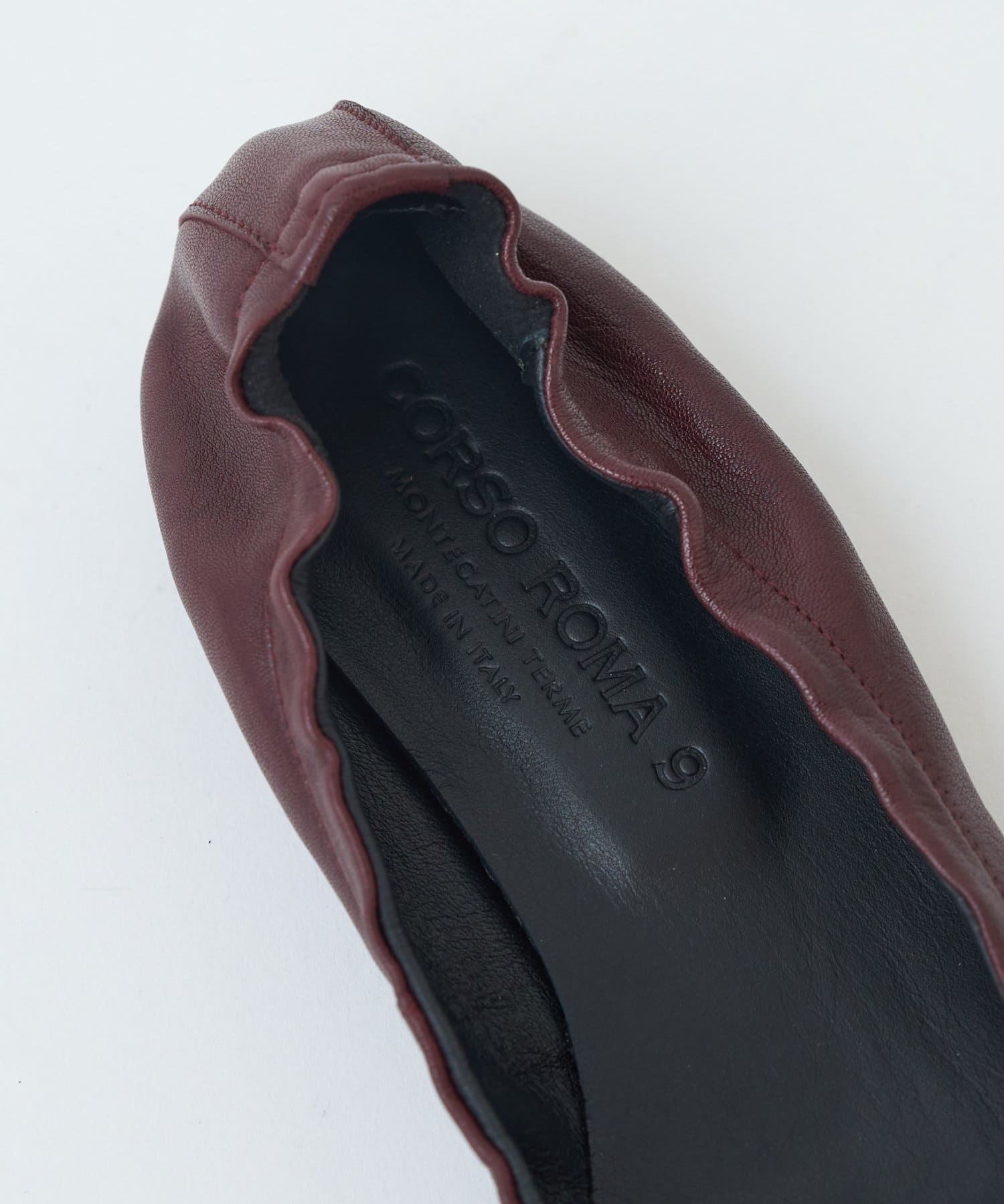 BEARDSLEY(ビアズリー) 《CORSO ROMA 9》レザーフラットシューズ