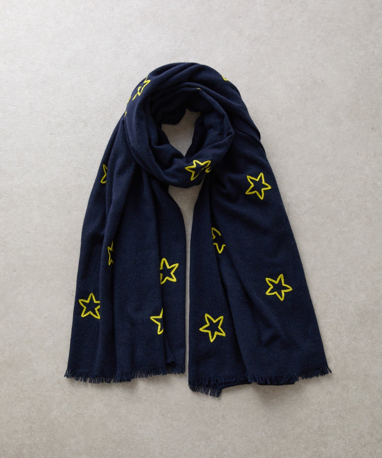 BEARDSLEY(ビアズリー) 《CITRUS》星柄刺繍ストール