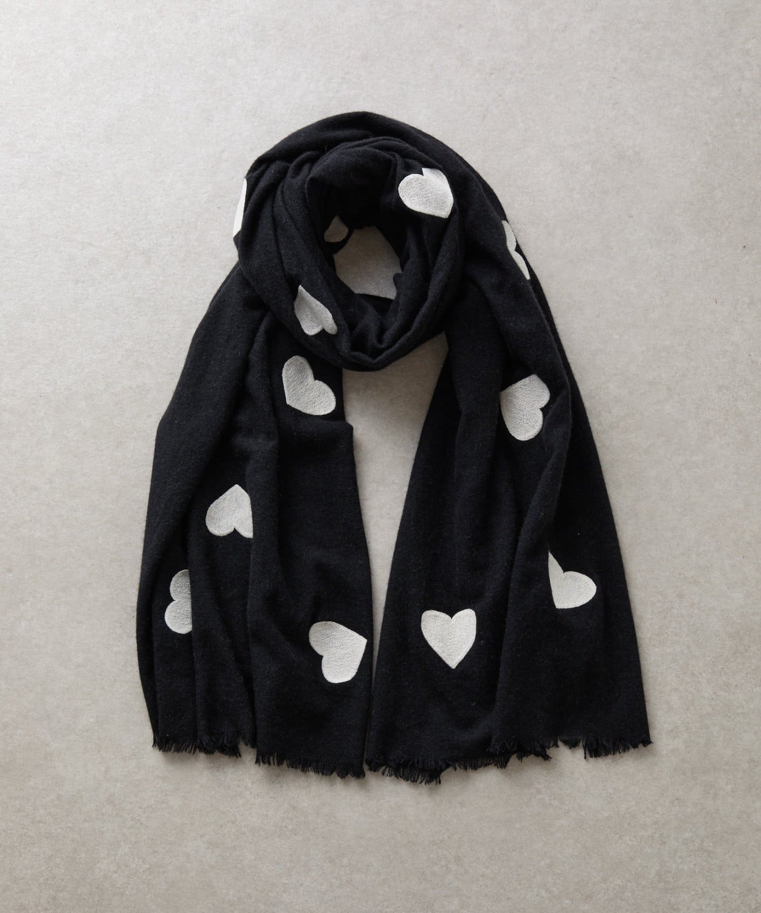 BEARDSLEY(ビアズリー) 《CITRUS》ハート刺繍ストール