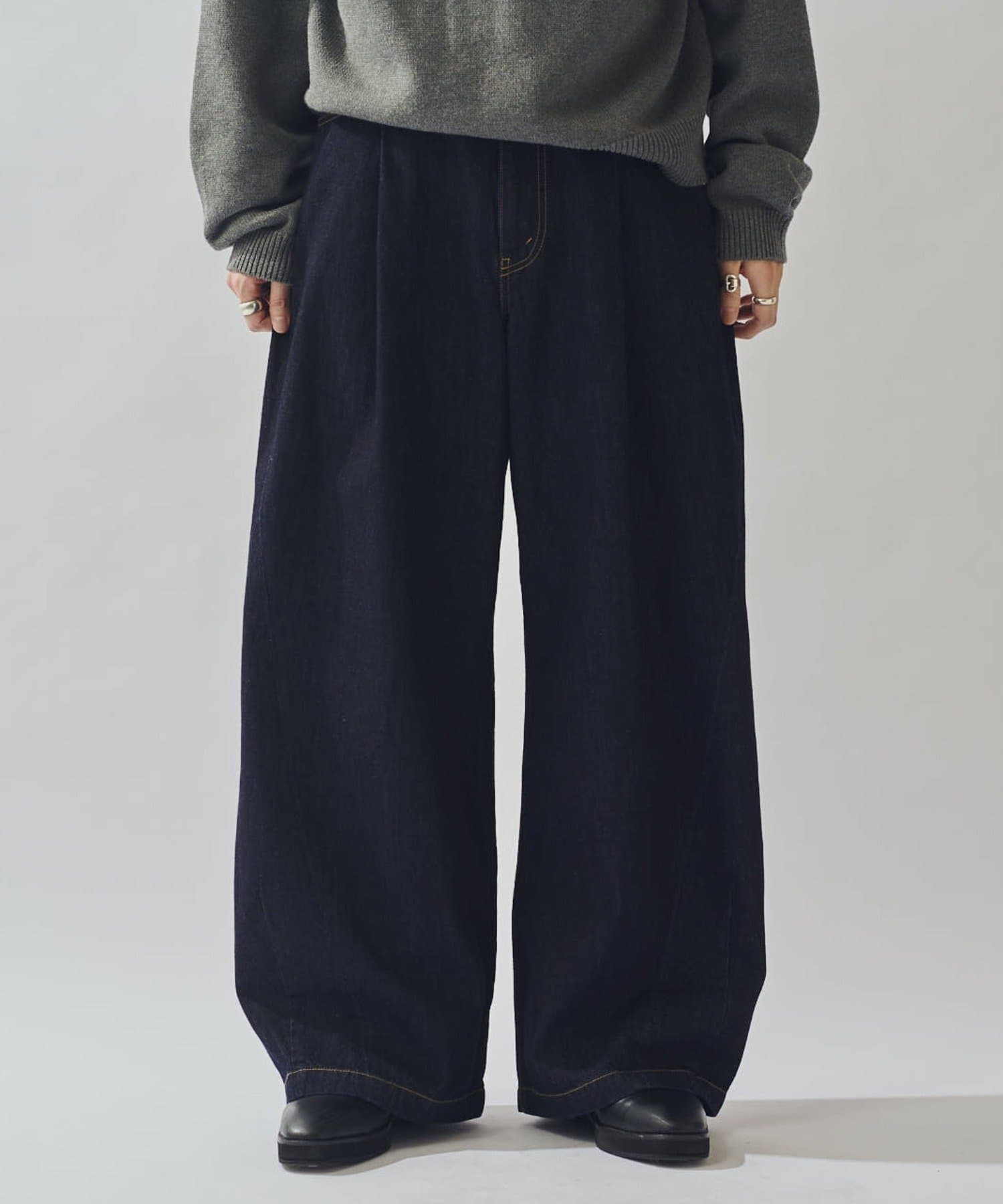 Lui's(ルイス) リジットバギージーンズ