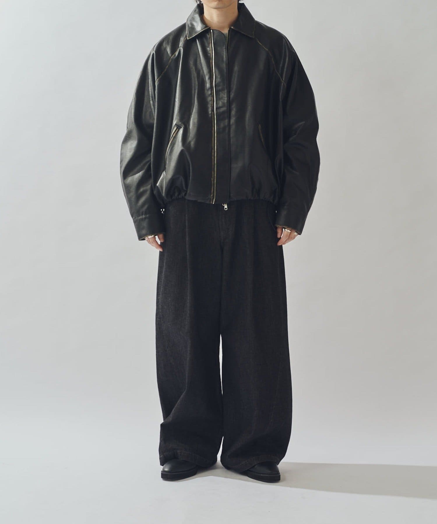 Lui's(ルイス) リジットバギージーンズ