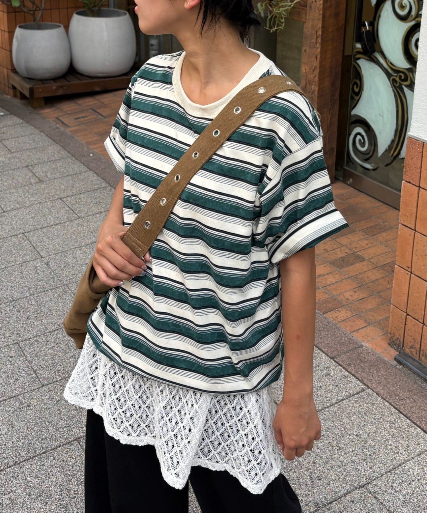 OUTLET(アウトレット) 【CIAOPANIC TYPY】【UNISEX】ヴィンテージライクボーダーTEE