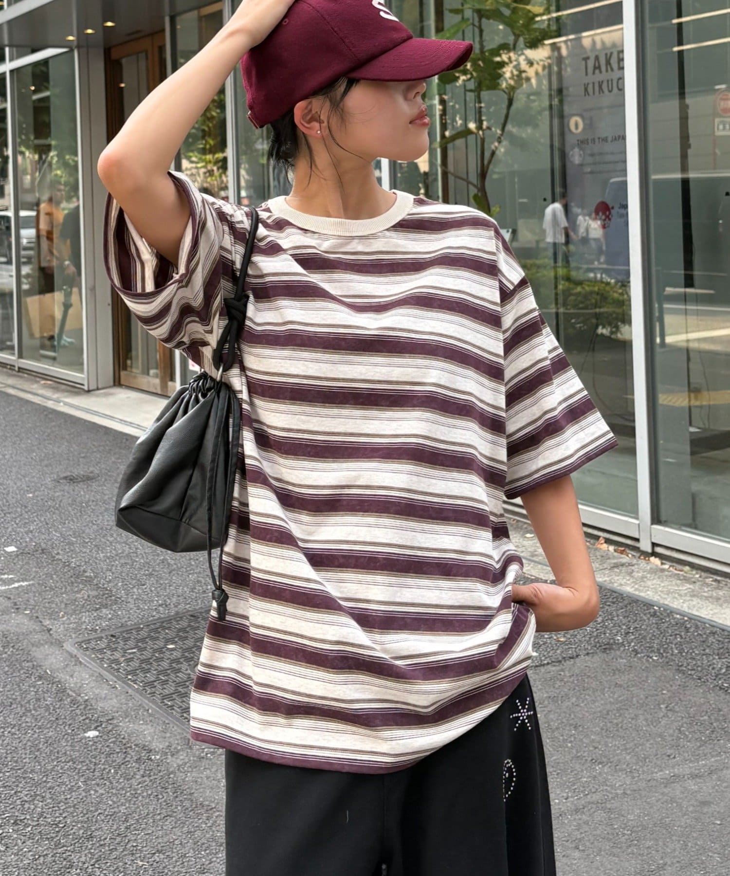 OUTLET(アウトレット) 【CIAOPANIC TYPY】【UNISEX】ヴィンテージライクボーダーTEE