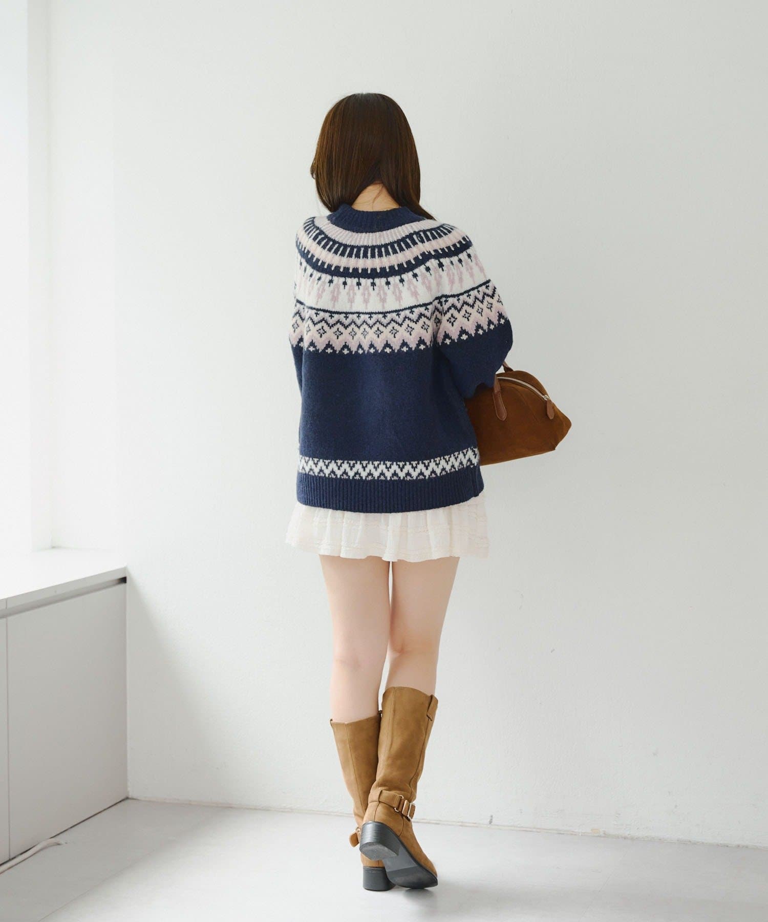 NICE CLAUP / OLIVE des OLIVE OUTLET(ナイスクラップ  / オリーブ デ オリーブ アウトレット) 【RMAF】球心もちもちニット