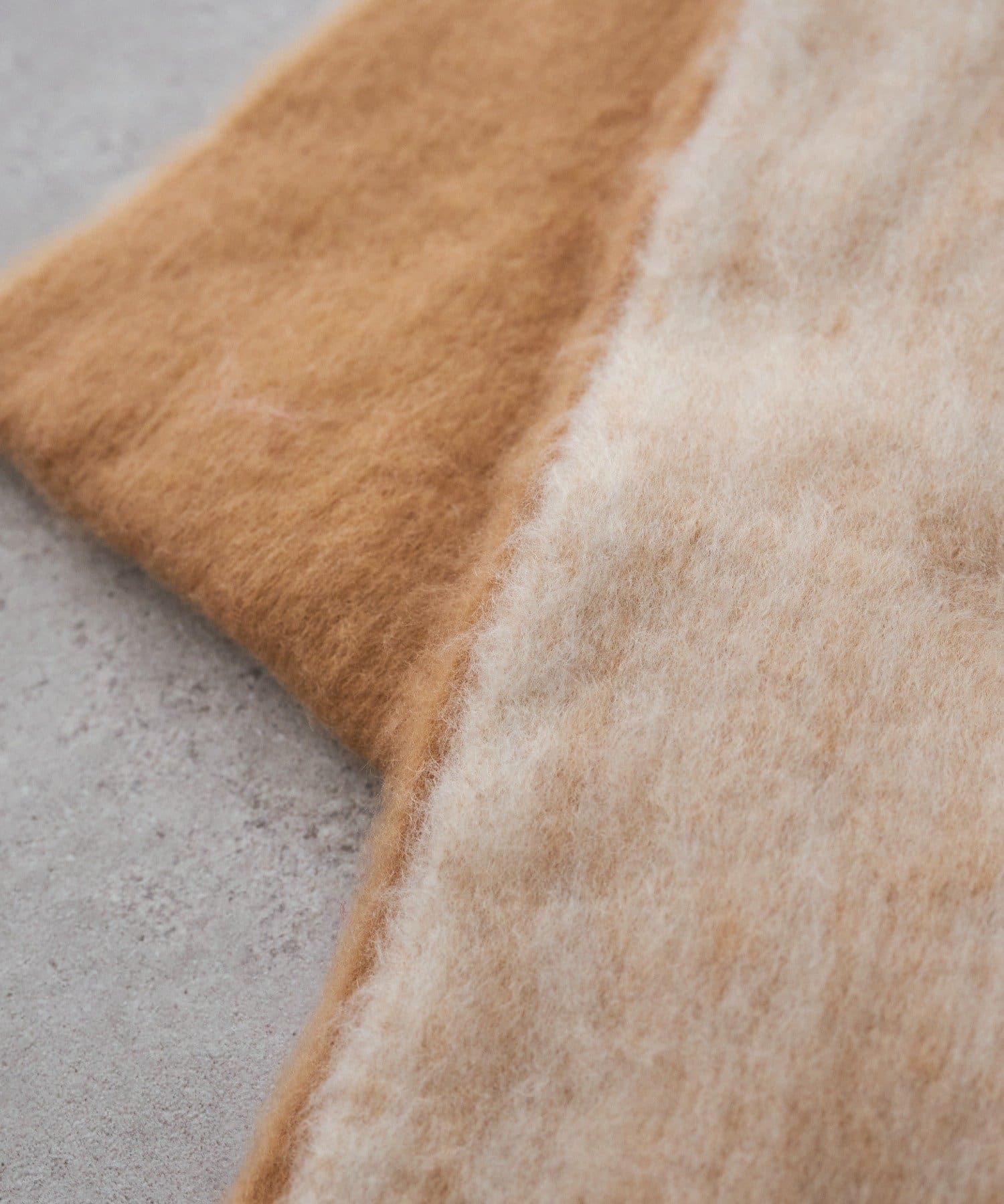 PUAL CE CIN(ピュアルセシン) バイカラーメランジマフラー