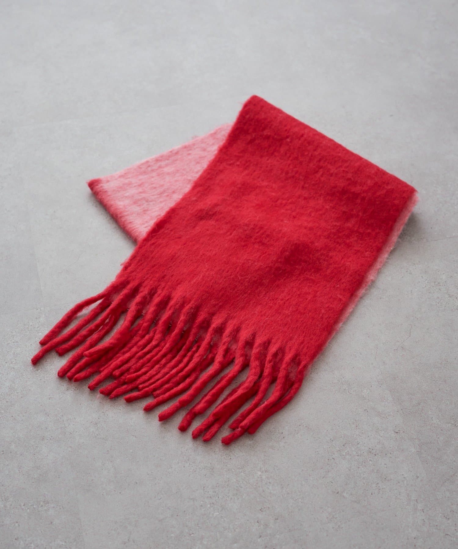 PUAL CE CIN(ピュアルセシン) バイカラーメランジマフラー