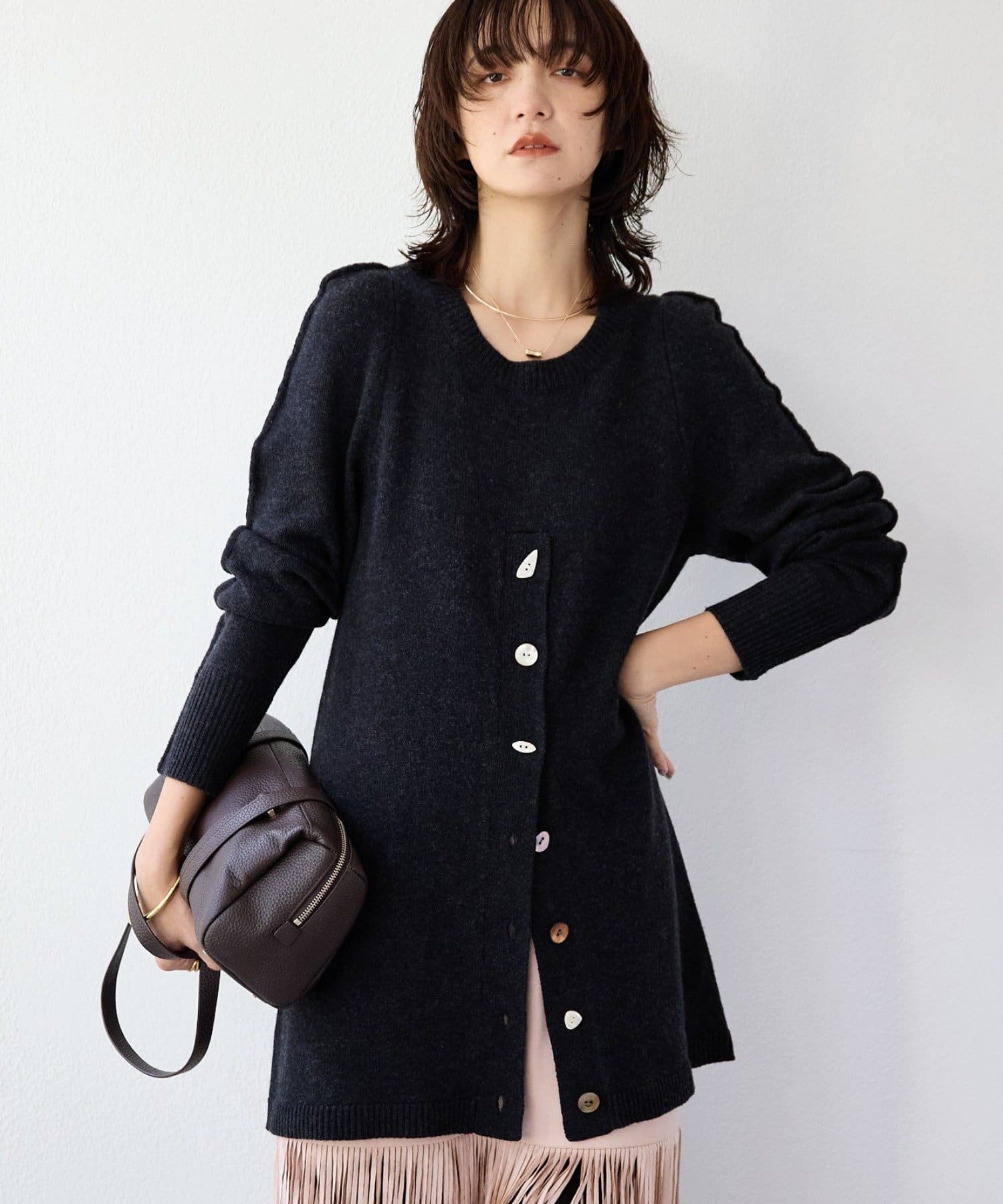 RIVE DROITE(リヴドロワ) 予約【à Nice （ア ・ニース）】スリットニット