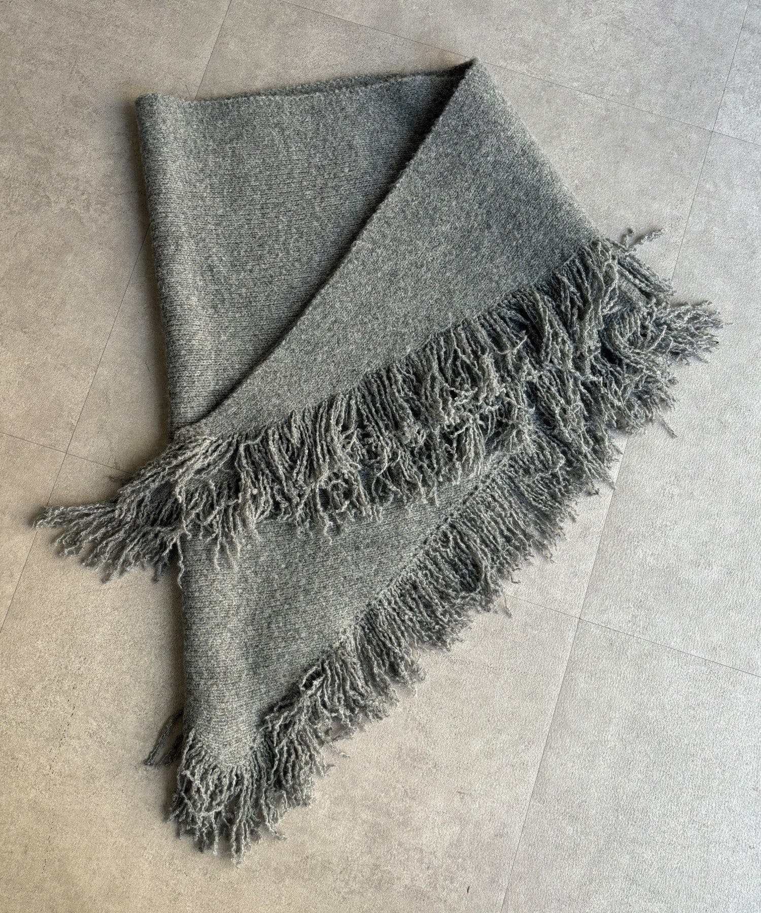 DOUDOU(ドゥドゥ) 【WEB限定】三角フリンジストール