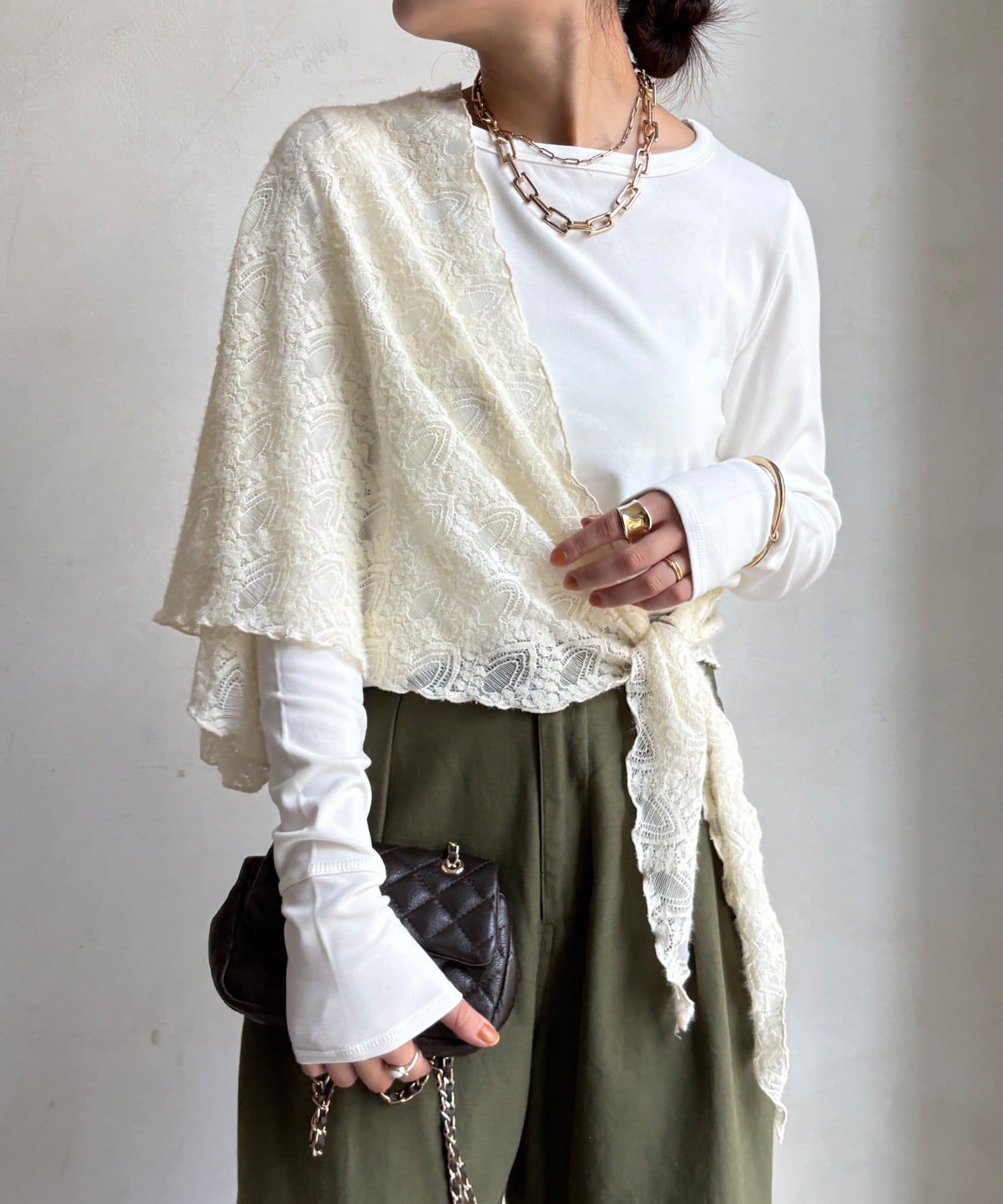 DOUDOU(ドゥドゥ) 【WEB限定】ウォームロンTEE