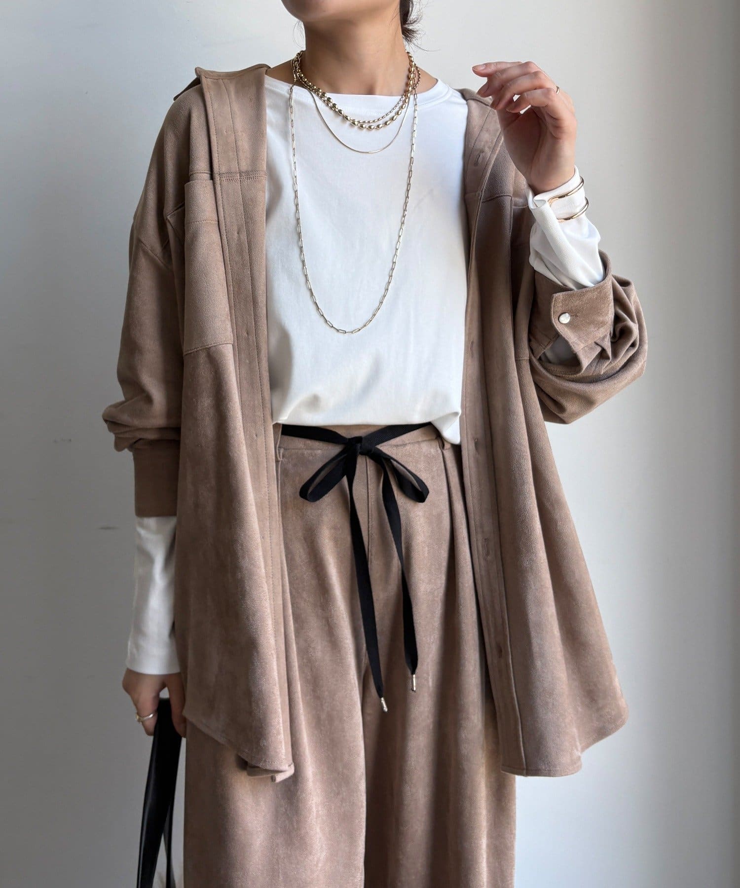 DOUDOU(ドゥドゥ) 【WEB限定】ウォームルーズロンTEE