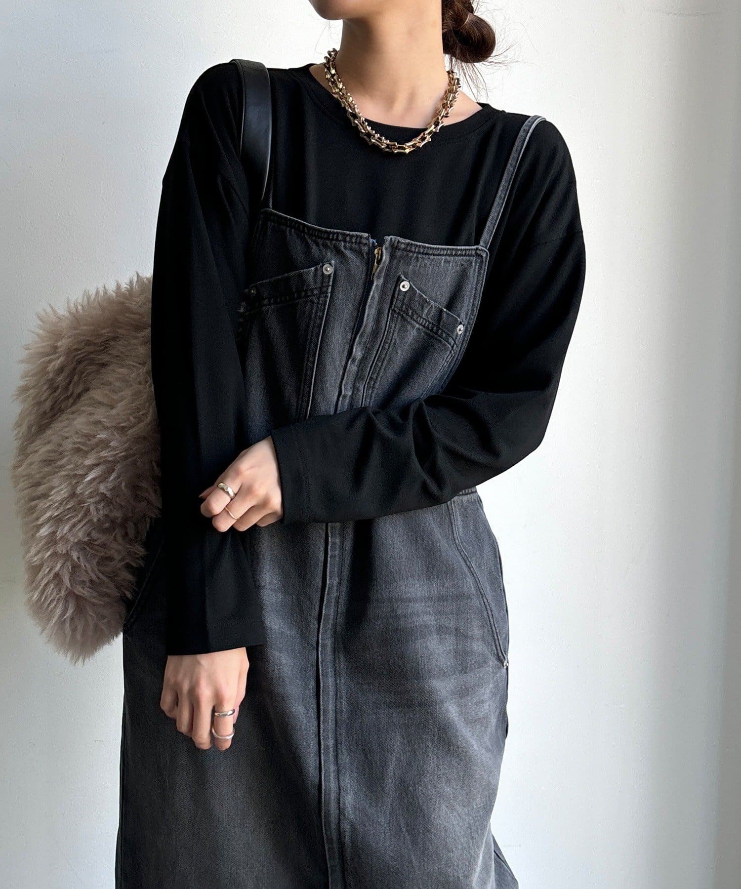 DOUDOU(ドゥドゥ) 【WEB限定】ウォームルーズロンTEE