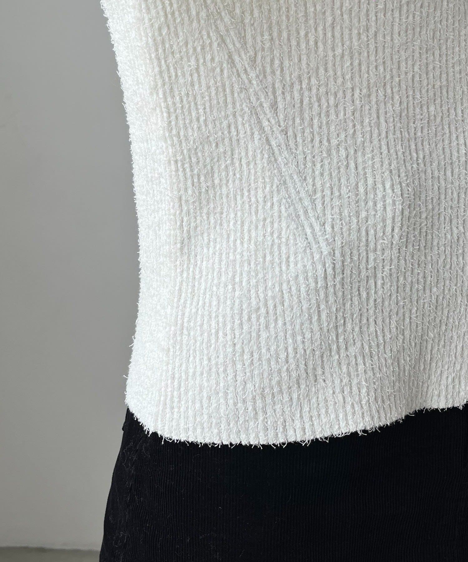 CAPRICIEUX LE'MAGE(カプリシュレマージュ) ビアードカラーニット