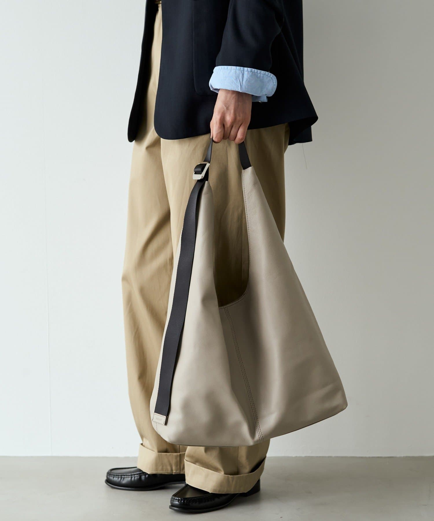 russet(ラシット) レザーホーボーバッグ L