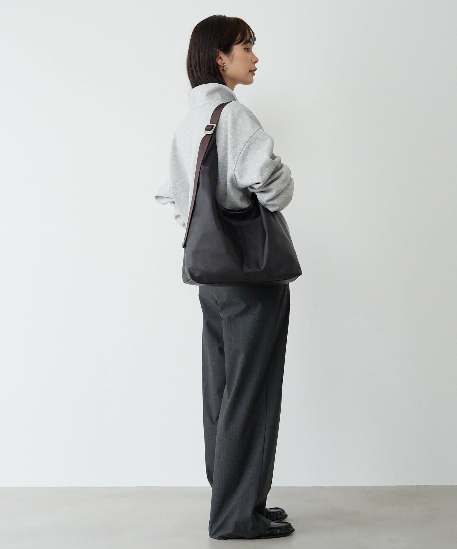 russet(ラシット) 《WEB限定カラーあり》レザーホーボーバッグ L