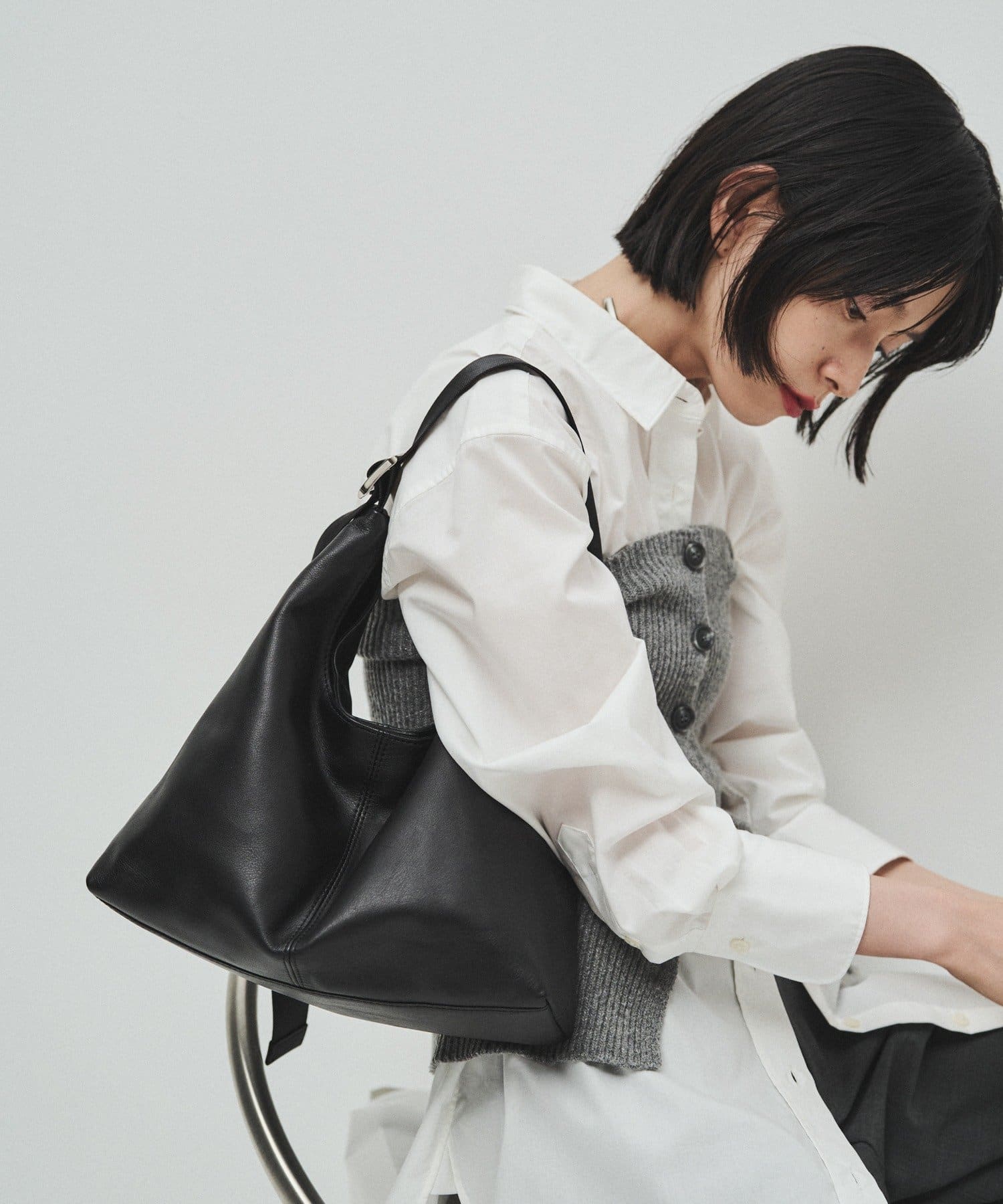 russet(ラシット) レザーホーボーバッグ M