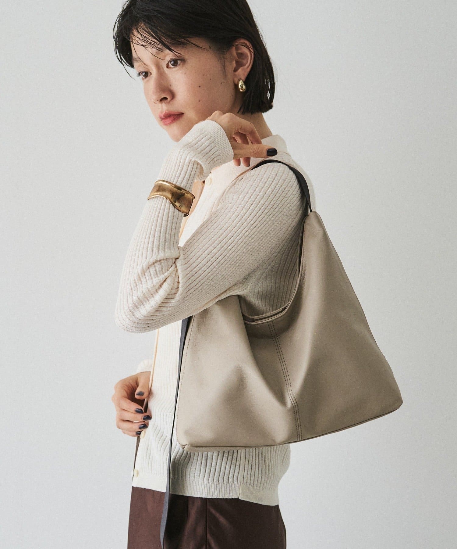 russet(ラシット) レザーホーボーバッグ M