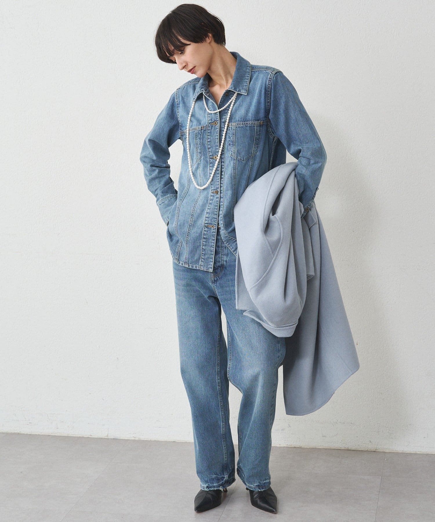 ラウンジドレス　デニムジャケット 中古・古着通販】Loungedress (ラウンジドレス) デニム
